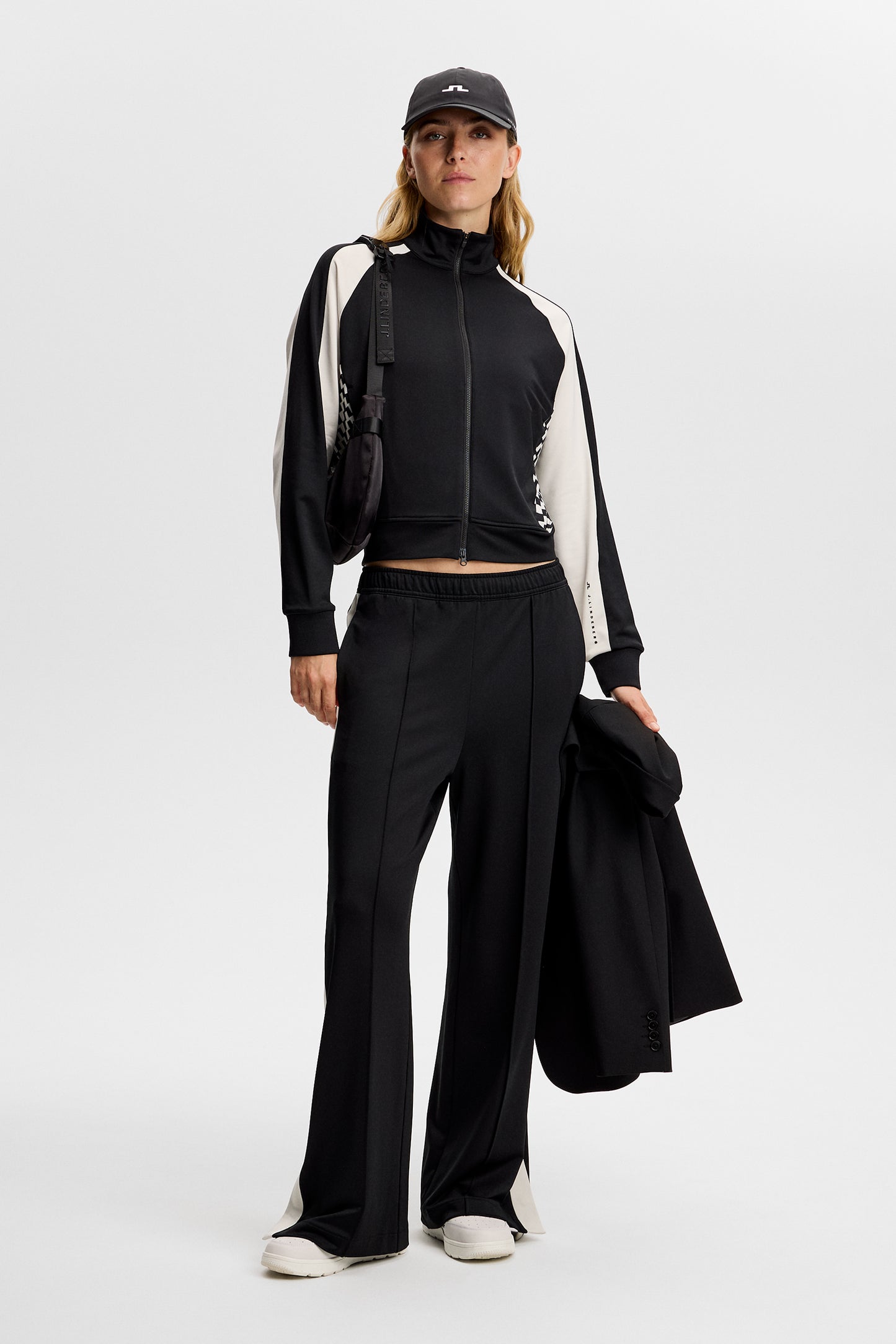 Fabiola Track Jacket in Black by J.Lindeberg