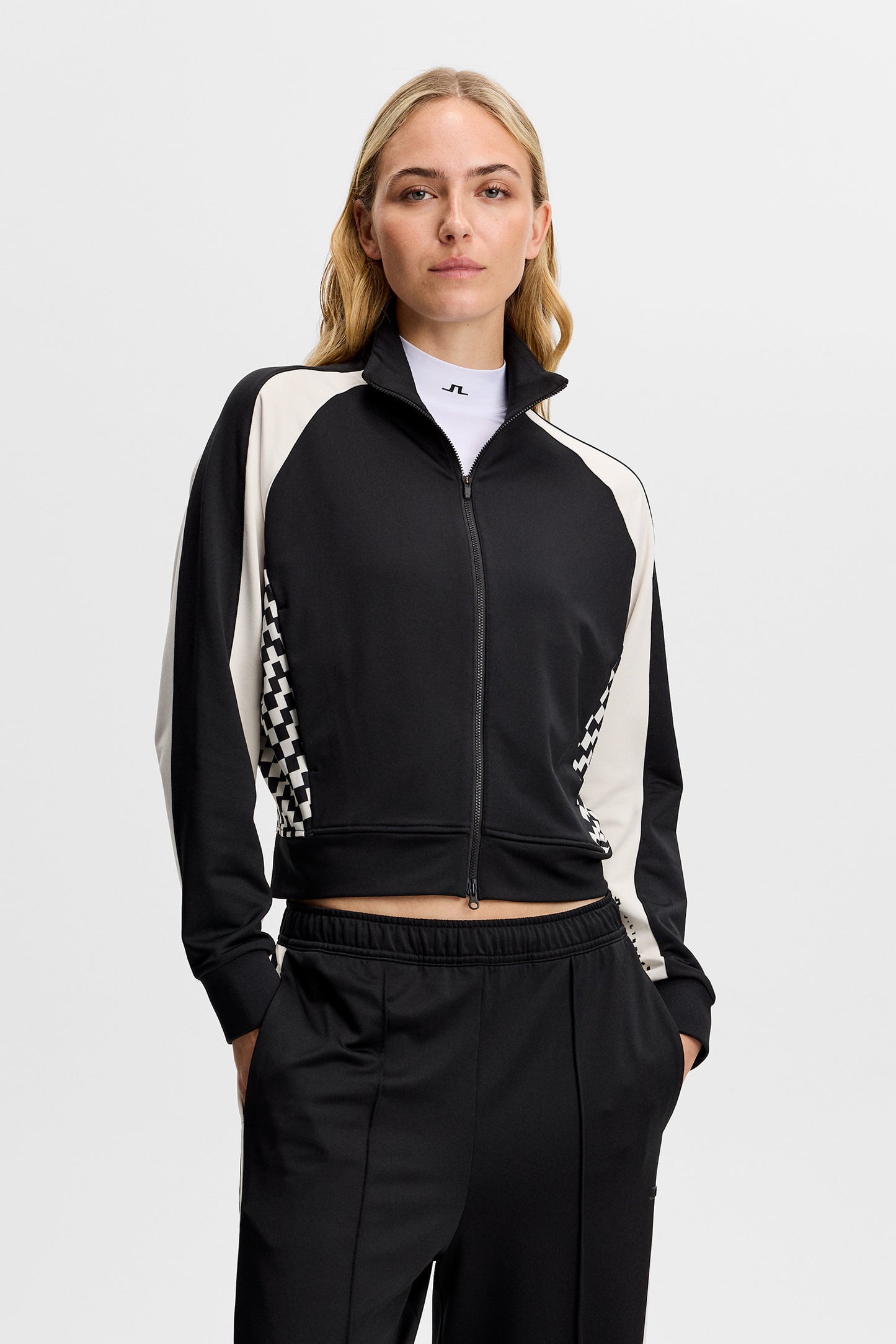 Fabiola Track Jacket in Black by J.Lindeberg