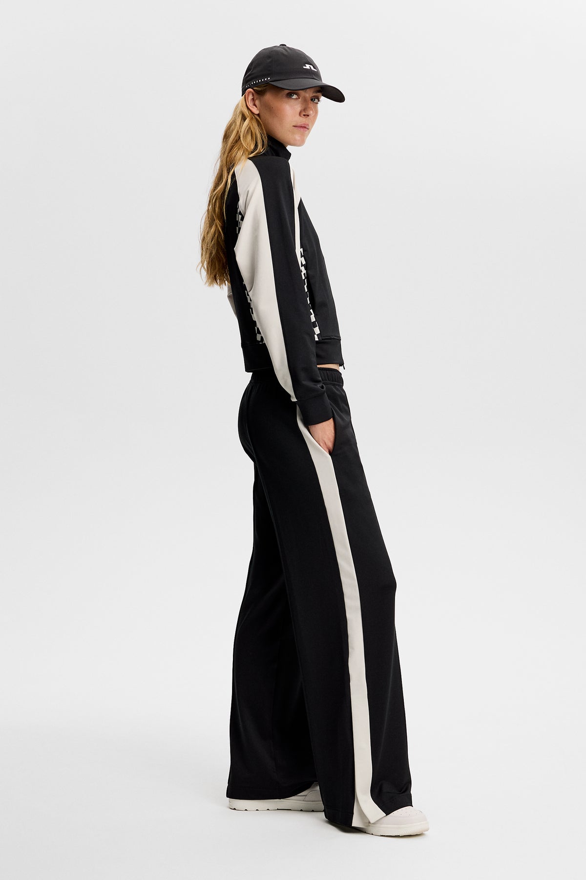 Fabiola Track Jacket in Black by J.Lindeberg