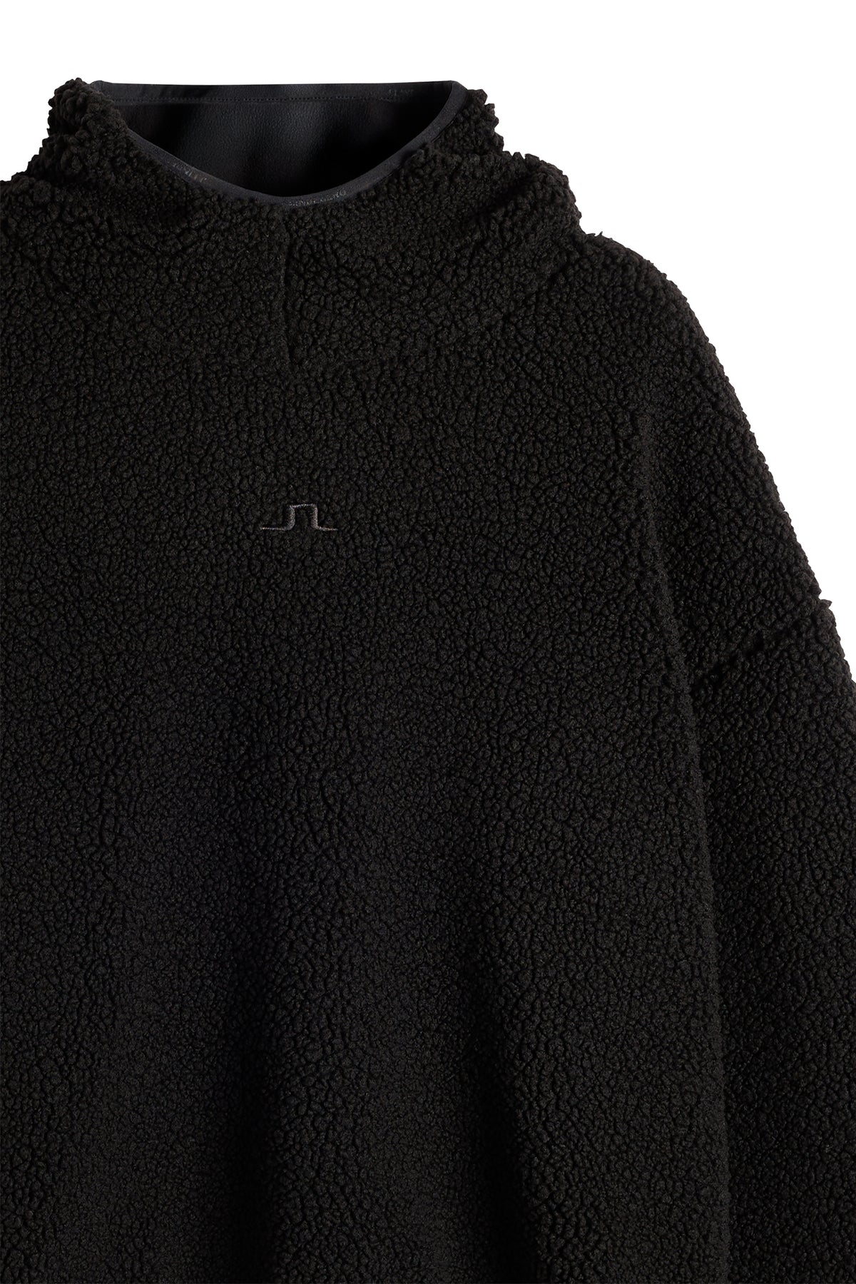 Comona Pile Hood in Black by J.Lindeberg