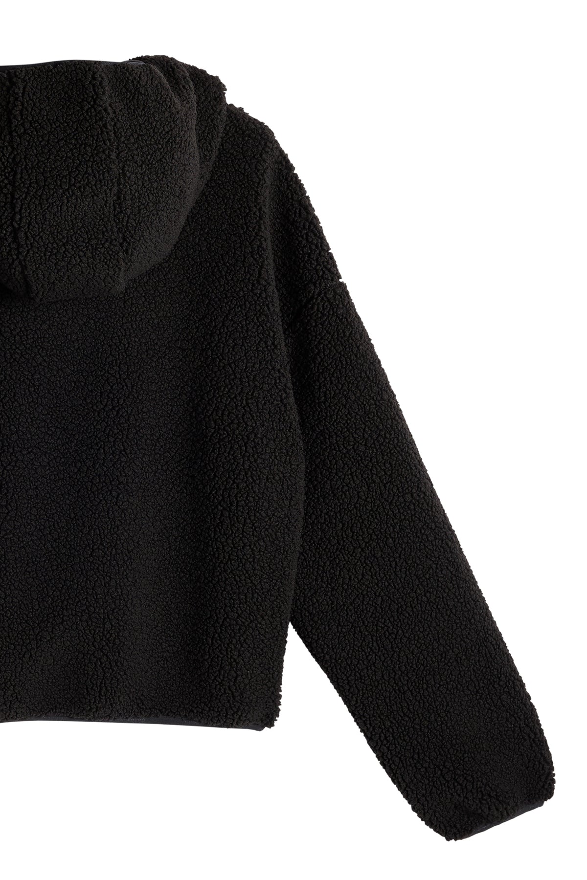 Comona Pile Hood in Black by J.Lindeberg