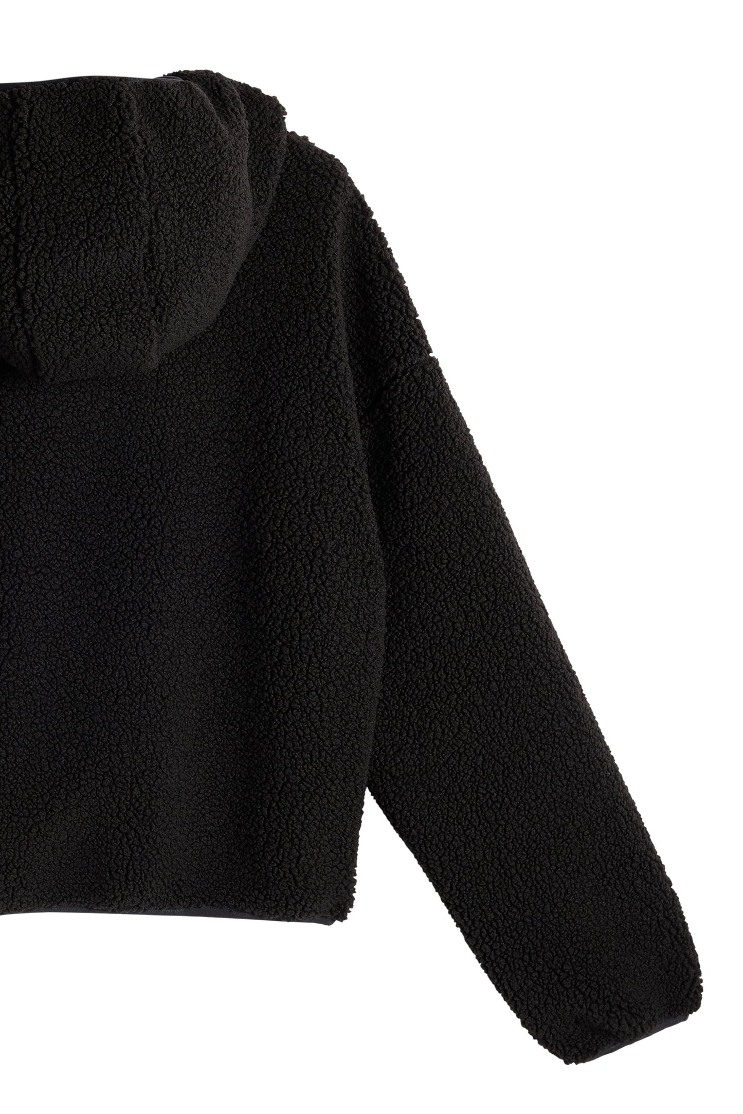Comona Pile Hood in Black by J.Lindeberg