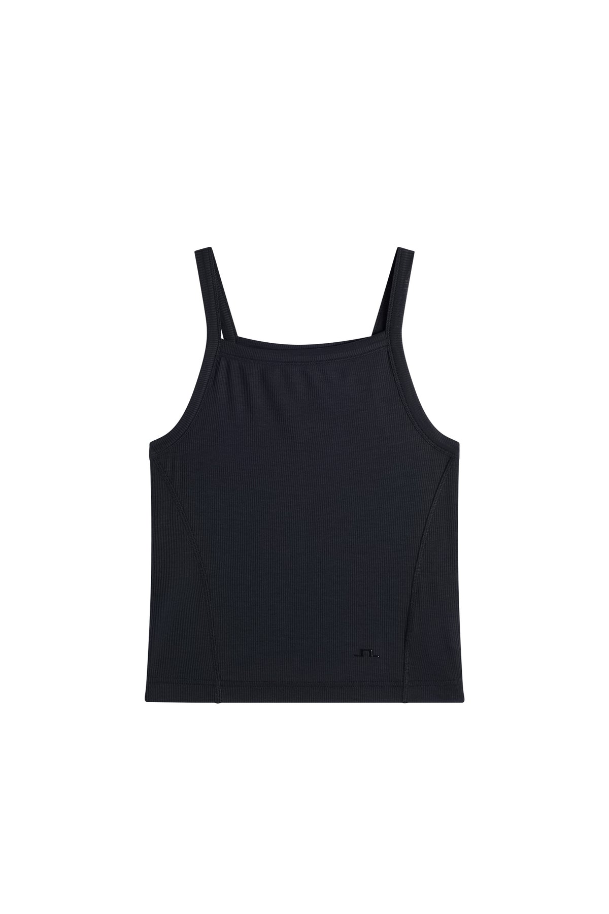Meira Rib Tank Top in Black by J.Lindeberg