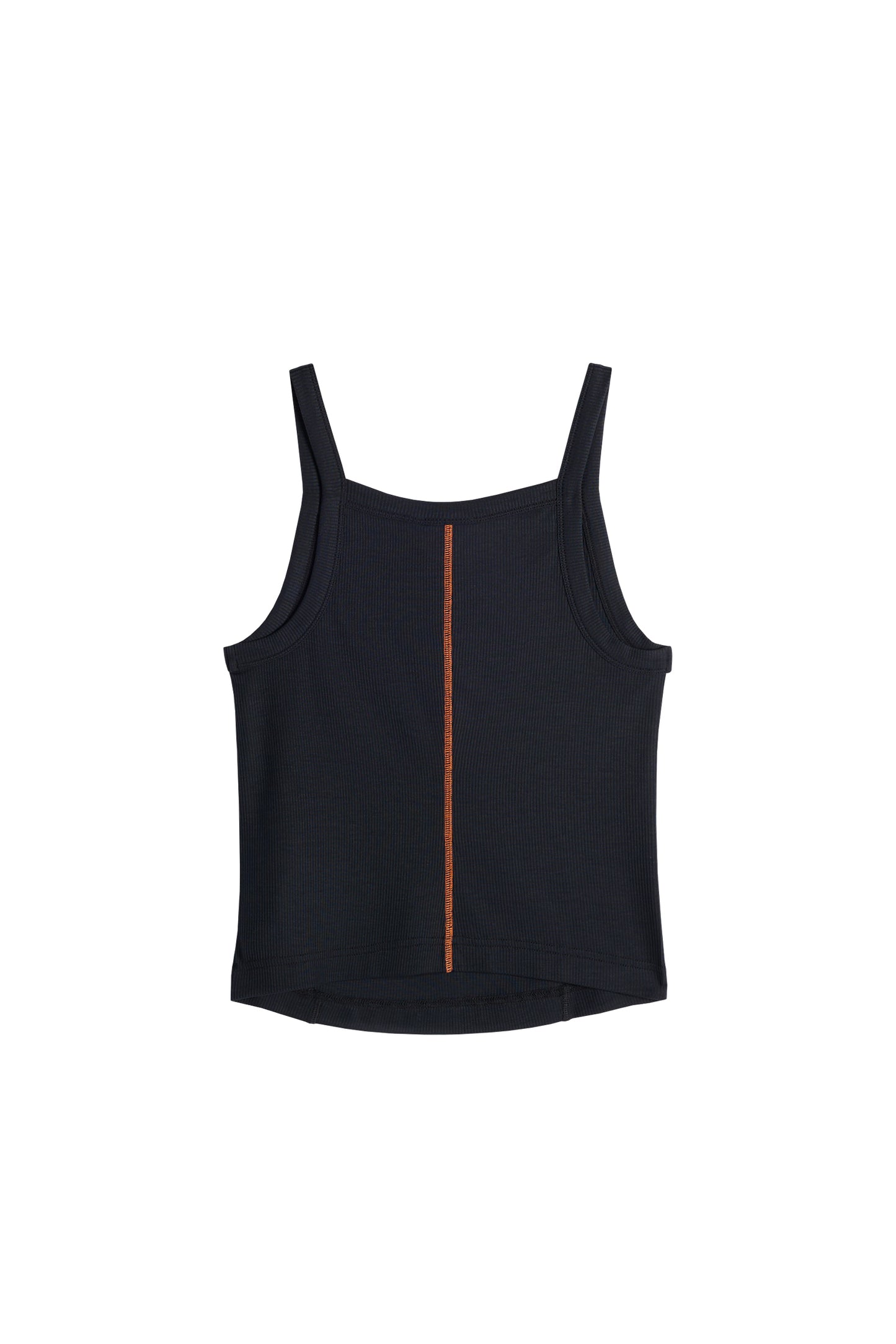 Meira Rib Tank Top in Black by J.Lindeberg