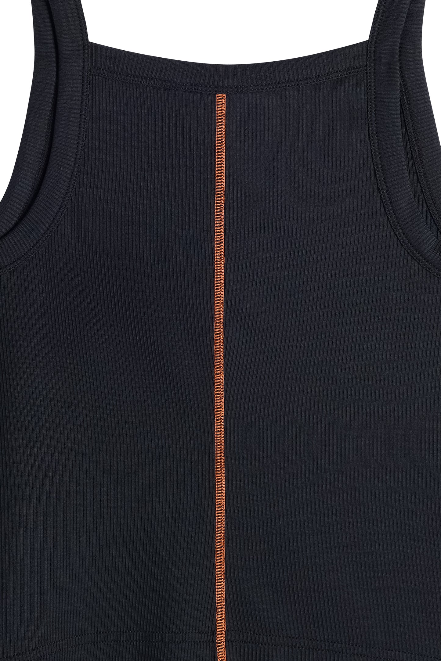 Meira Rib Tank Top in Black by J.Lindeberg