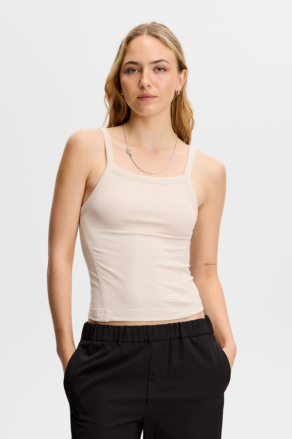 Meira Rib Tank Top / Moonbeam