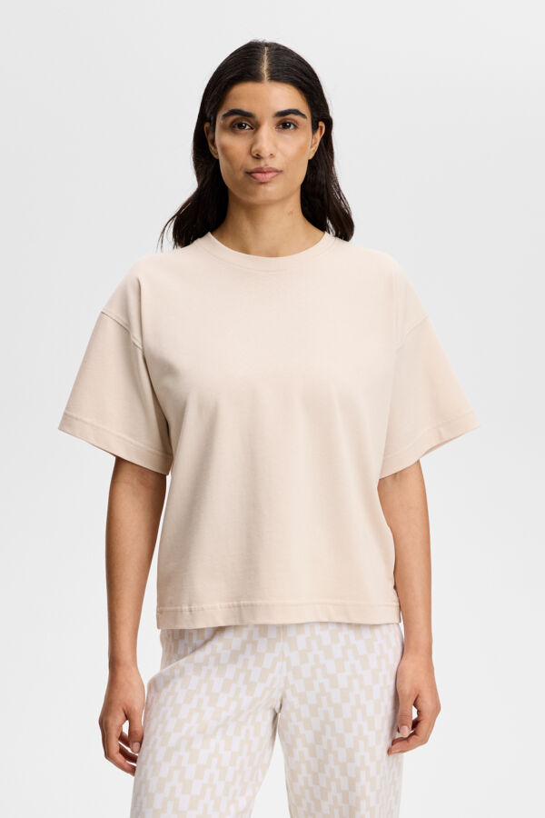 Lilly Boxy T-shirt / Moonbeam