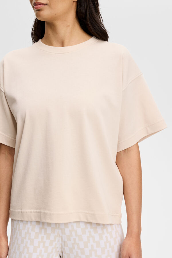 Lilly Boxy T-shirt / Moonbeam