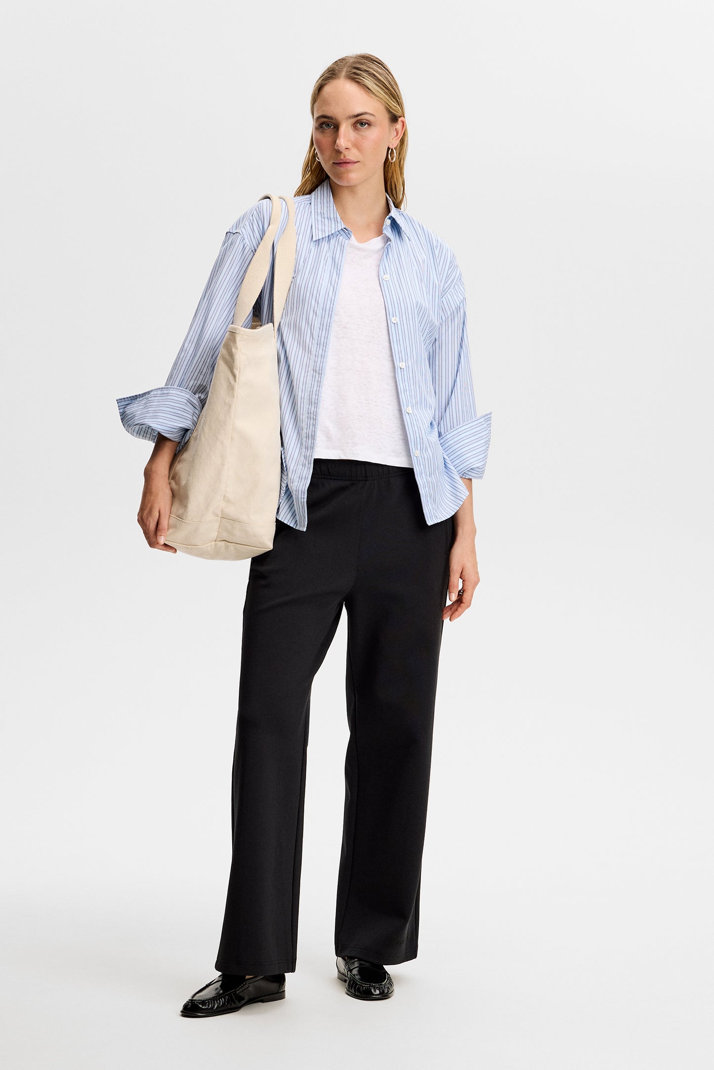 Cammie T-Shirt in White by J.Lindeberg