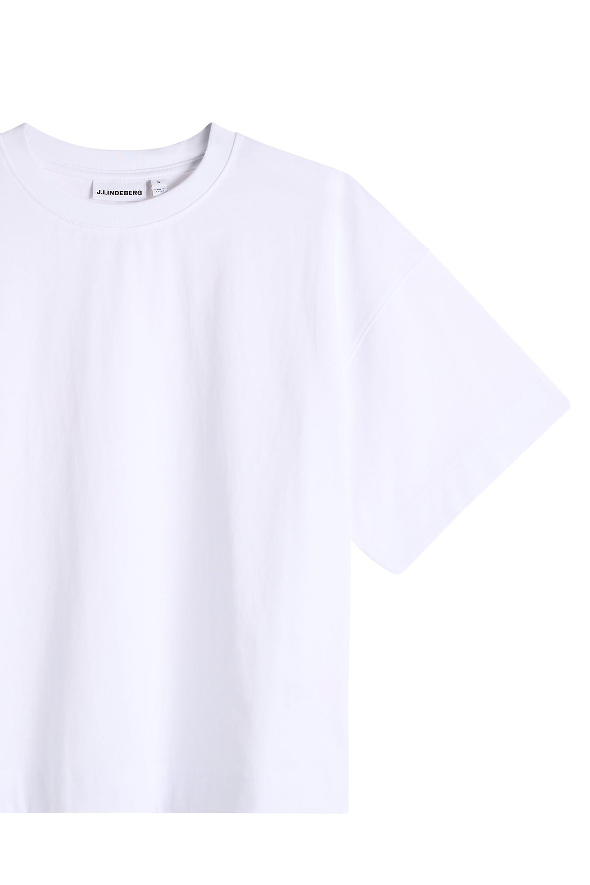 Lilja Boxy T-shirt in White by J.Lindeberg