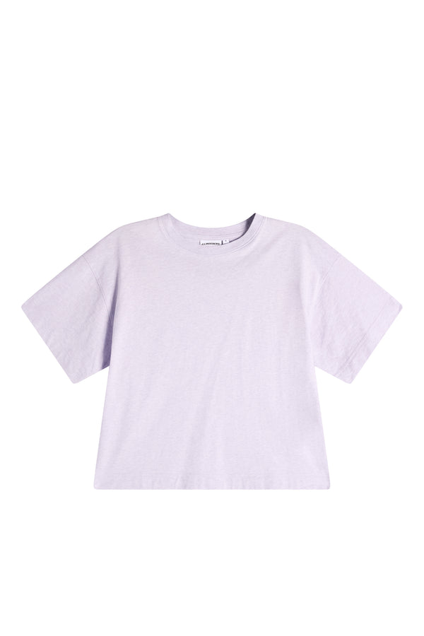 Lilja Boxy T-shirt / Purple Heather Melange