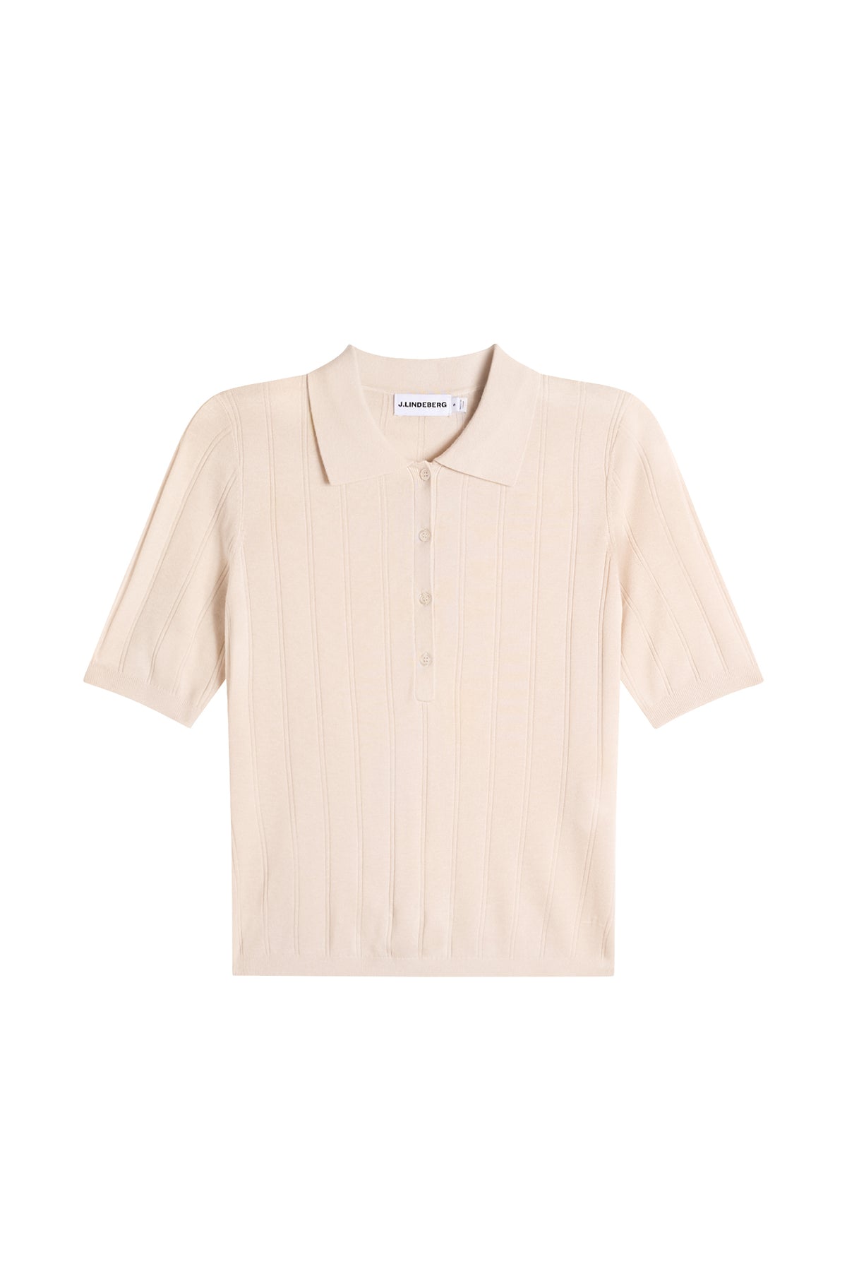 Vida Wide Rib Polo Moonbeam