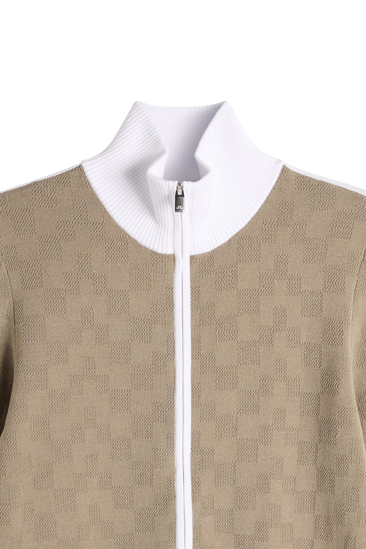 Kerla Knitted Full Zip Sweater in Brindle by J.Lindeberg