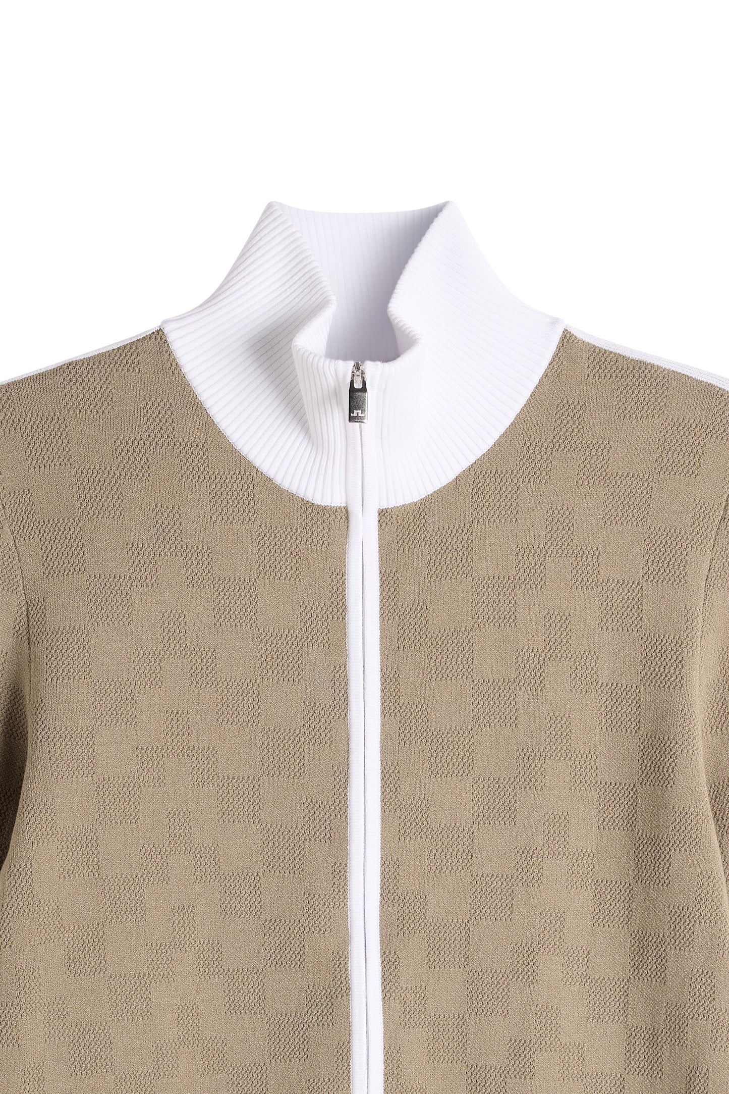 Kerla Knitted Full Zip Sweater in Brindle by J.Lindeberg