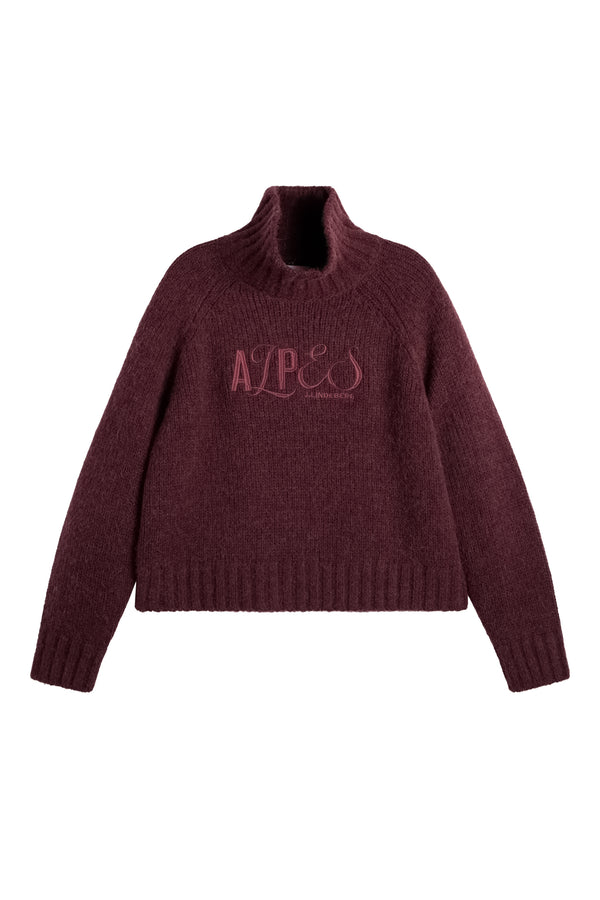 April Chunky Knit Turtleneck / Winetasting