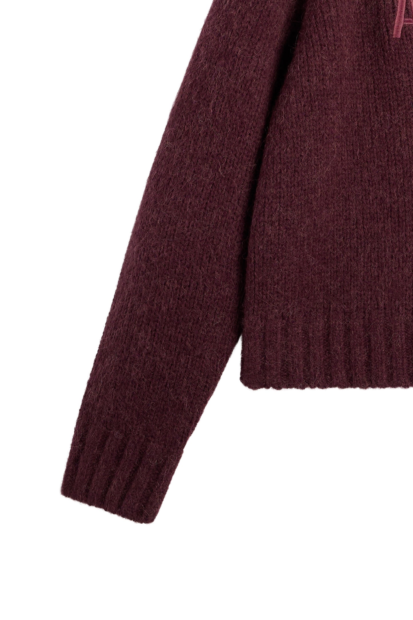 April Chunky Knit Turtleneck in Winetasting by J.Lindeberg