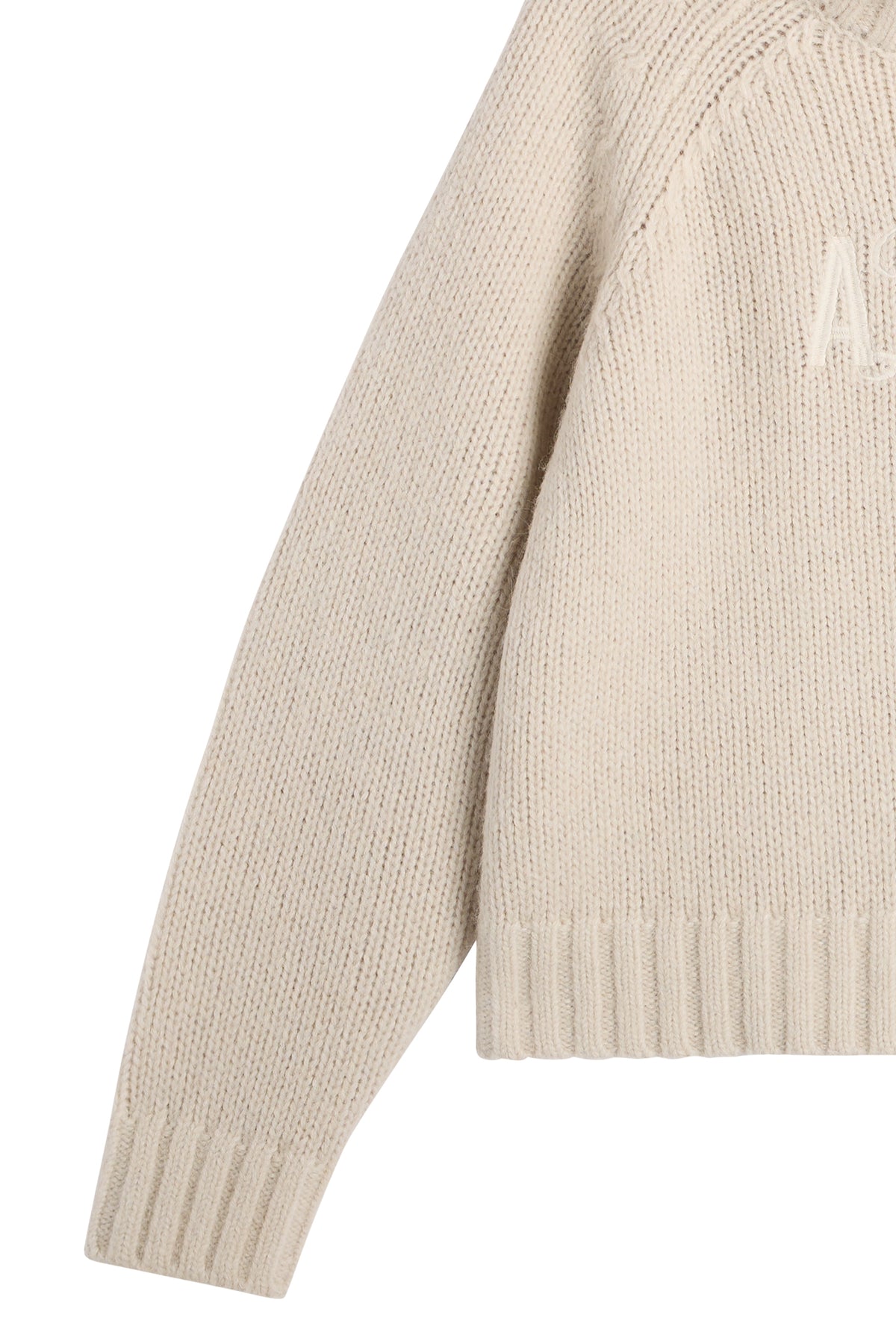 April Chunky Knit Turtleneck in Moonbeam by J.Lindeberg