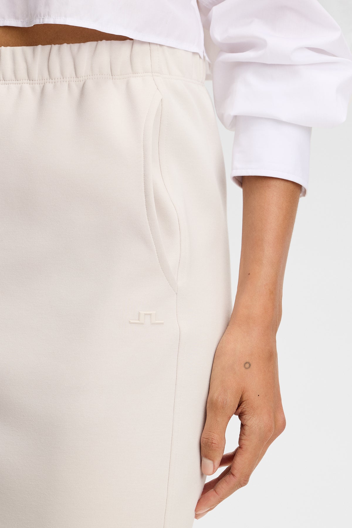 Paula Jerseysweat Skirt in Moonbeam by J.Lindeberg