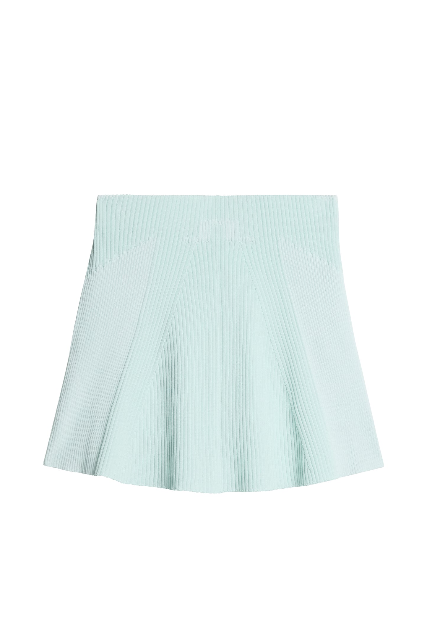 Tanya Contrast Rib Knit Skirt in Sky Light by J.Lindeberg