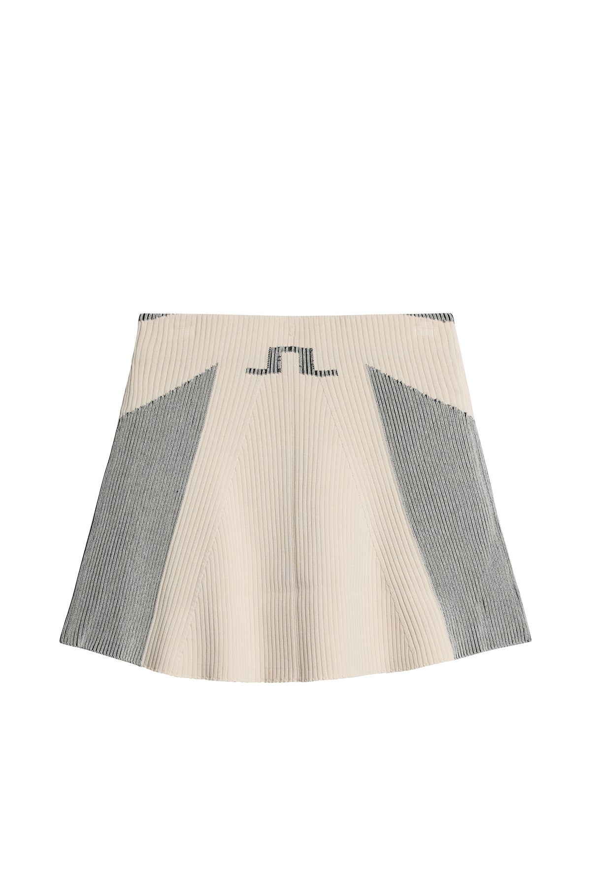 Tanya Contrast Rib Knit Skirt in Moonbeam by J.Lindeberg