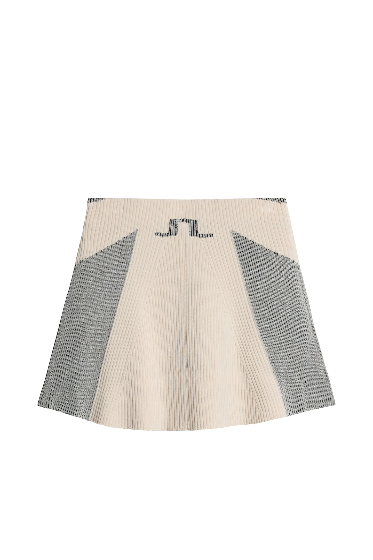 Tanya Contrast Rib Knit Skirt in Moonbeam by J.Lindeberg