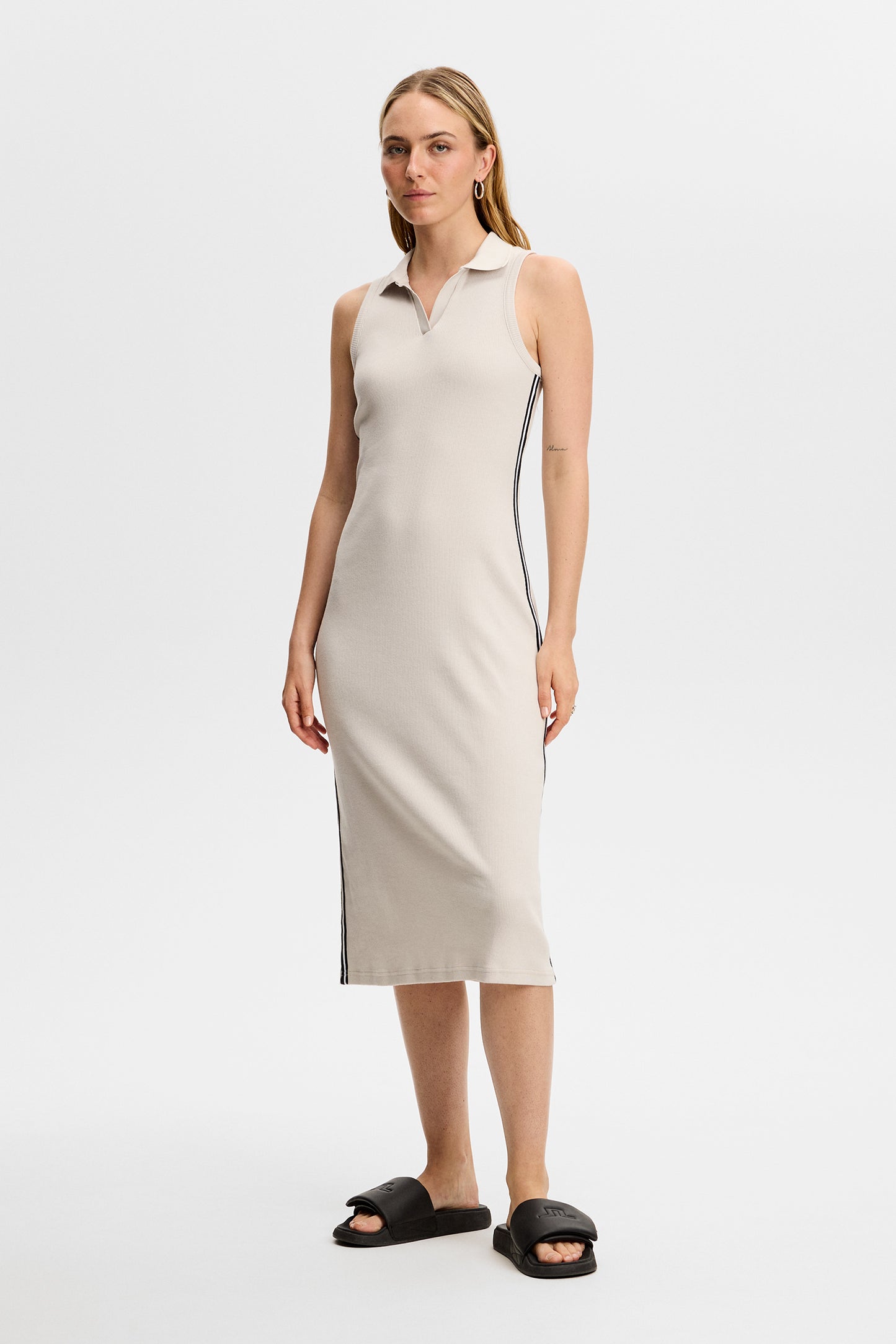 Talia Dress in Moonbeam by J.Lindeberg