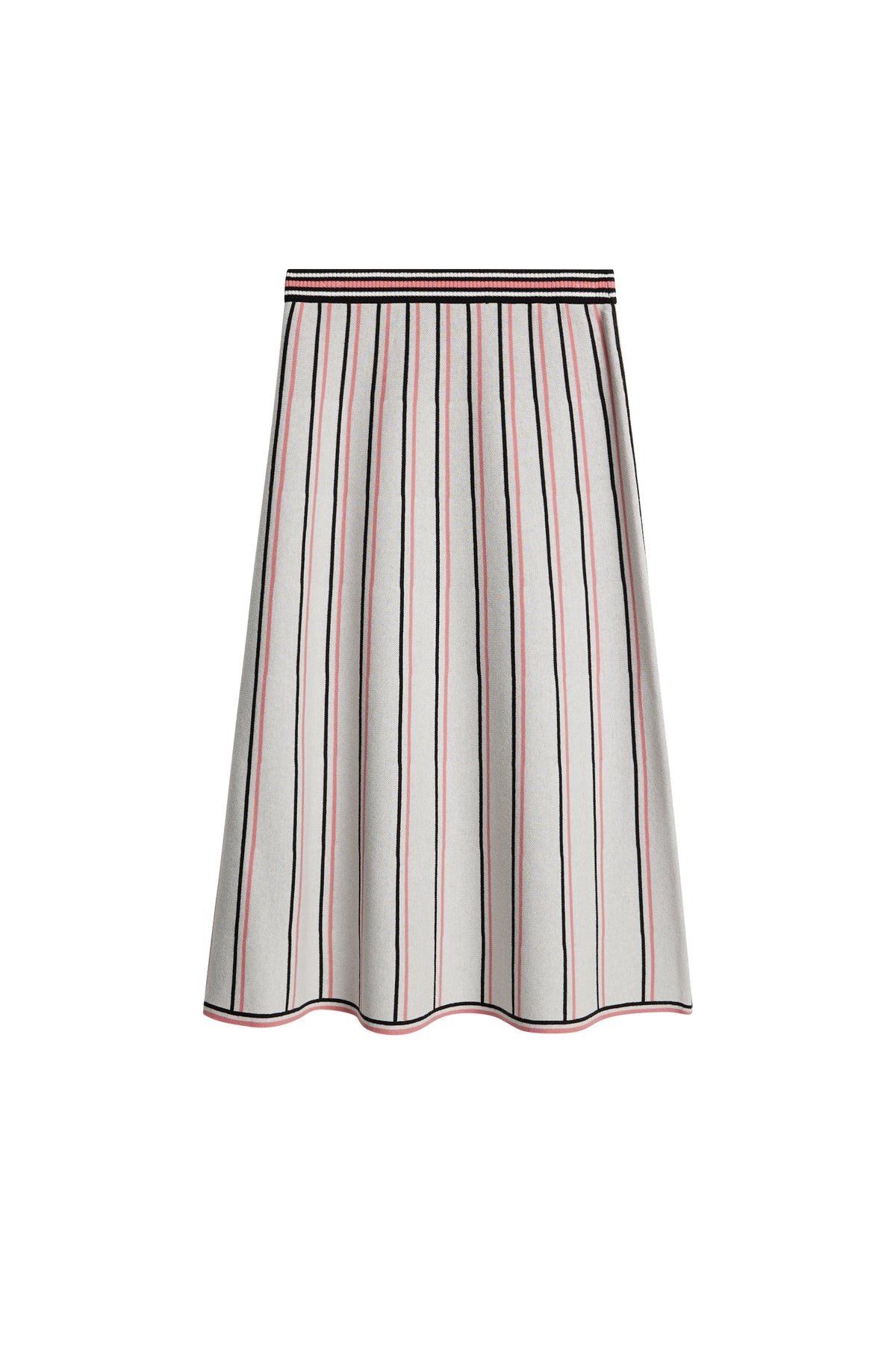 Nora Knit Midi Skirt in White by J.Lindeberg