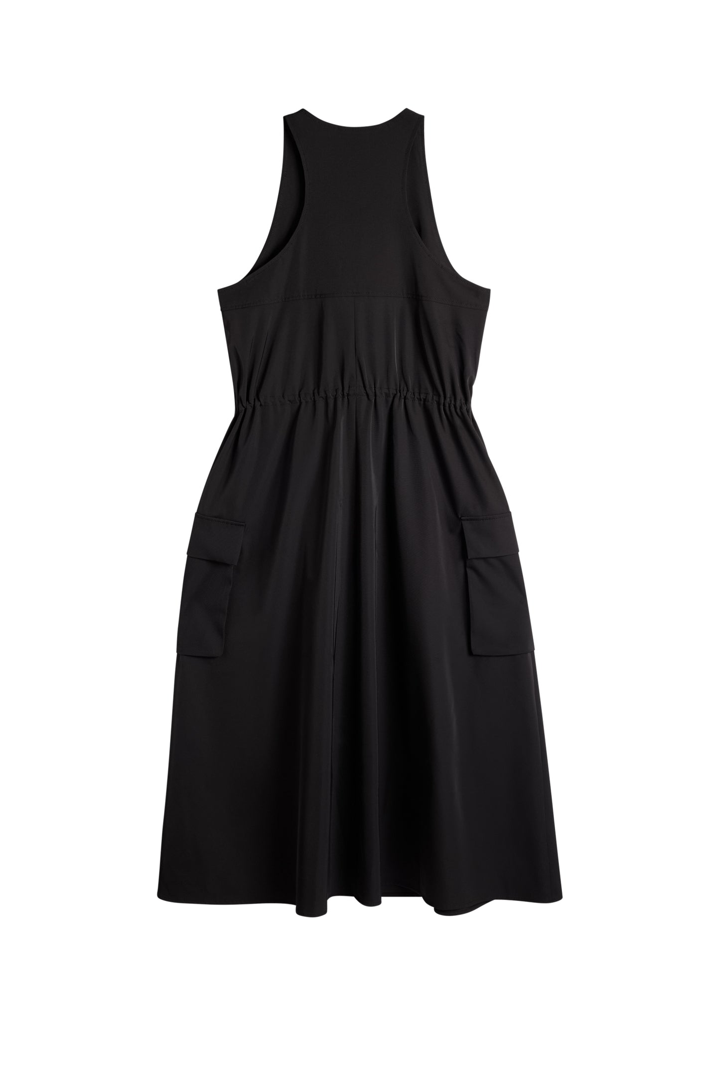 Merina Drape Dress in Black by J.Lindeberg