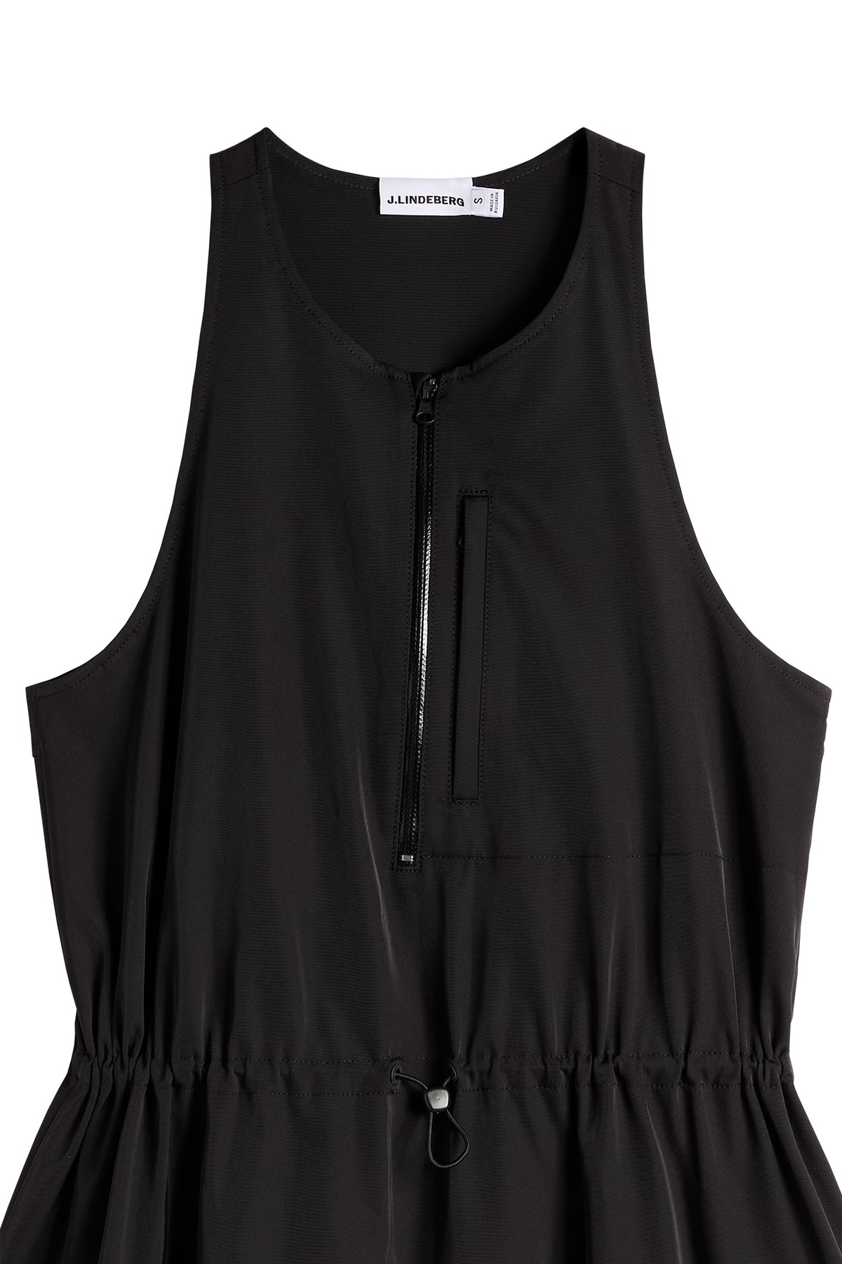 Merina Drape Dress in Black by J.Lindeberg