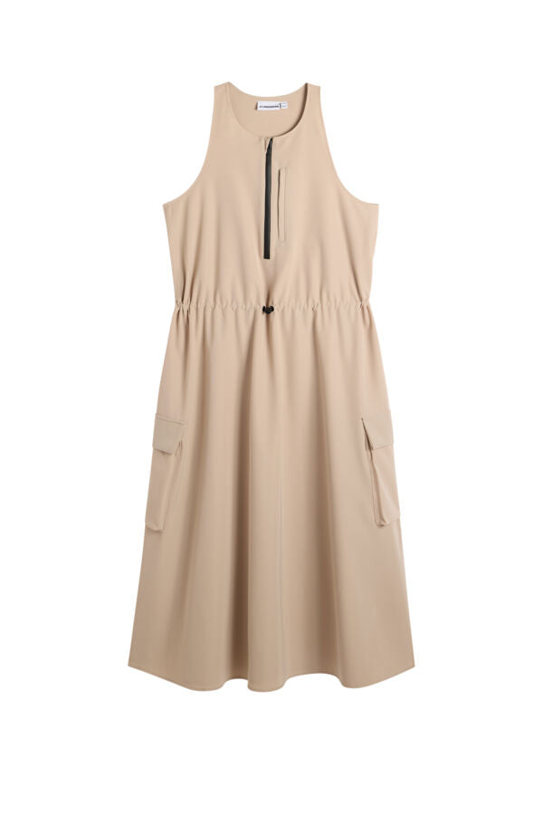 Merina Drape Dress / Moonbeam