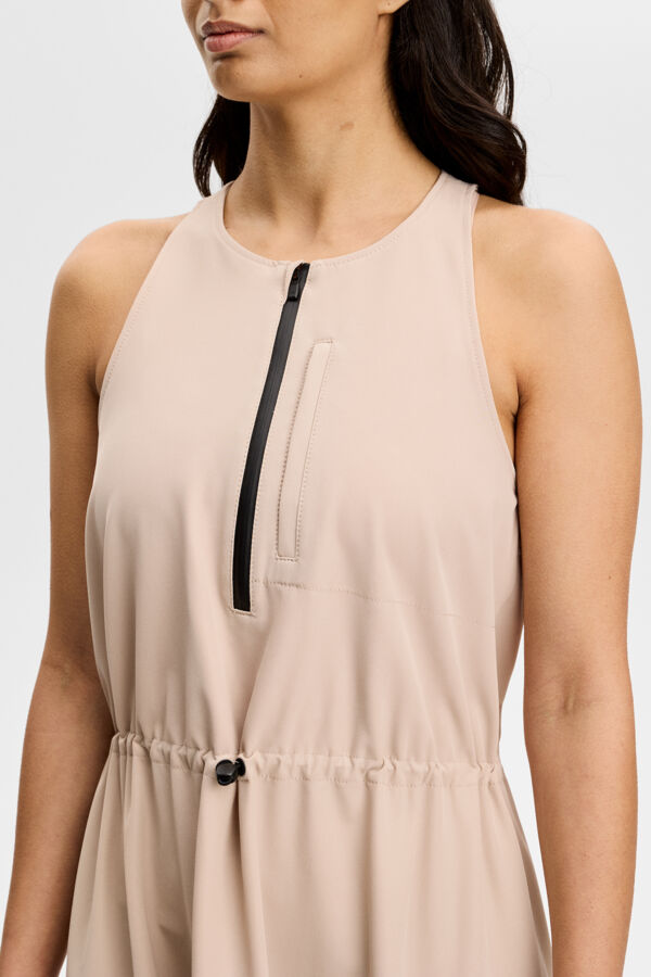 Merina Drape Dress / Moonbeam