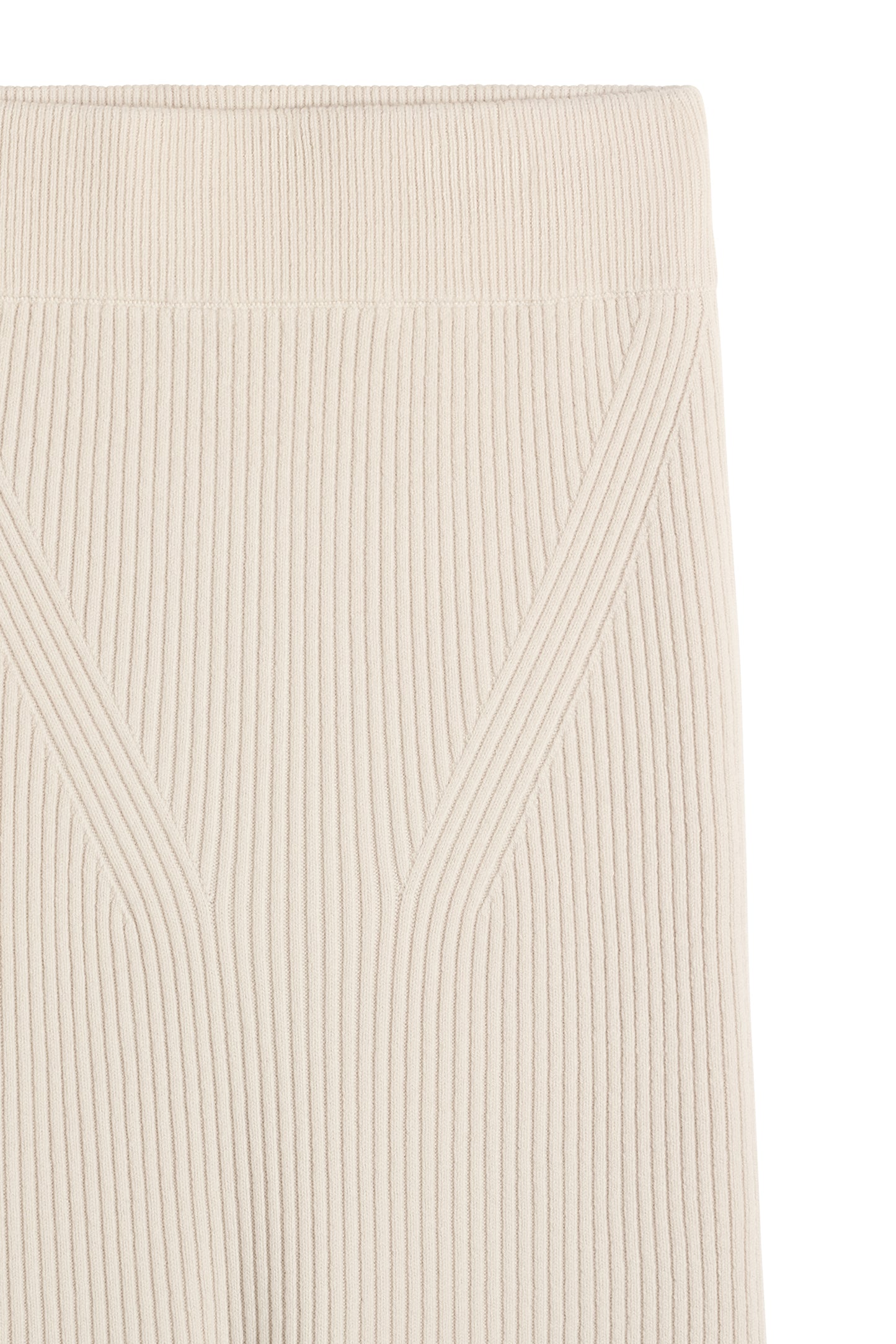Catia Rib Knit Skirt in Moonbeam by J.Lindeberg
