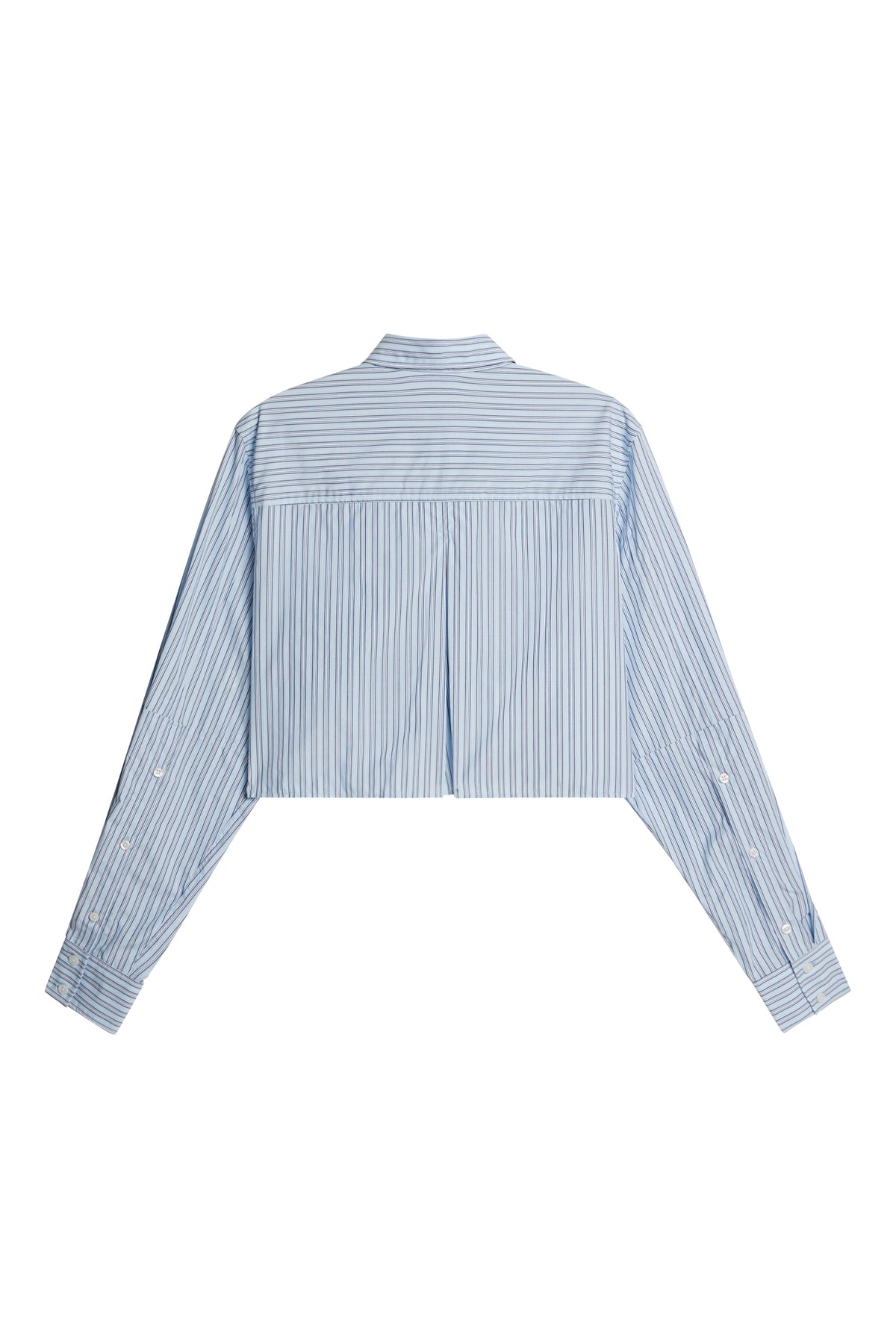 Jelina Cotton Stripe Shirt in Forget-Me-Not by J.Lindeberg