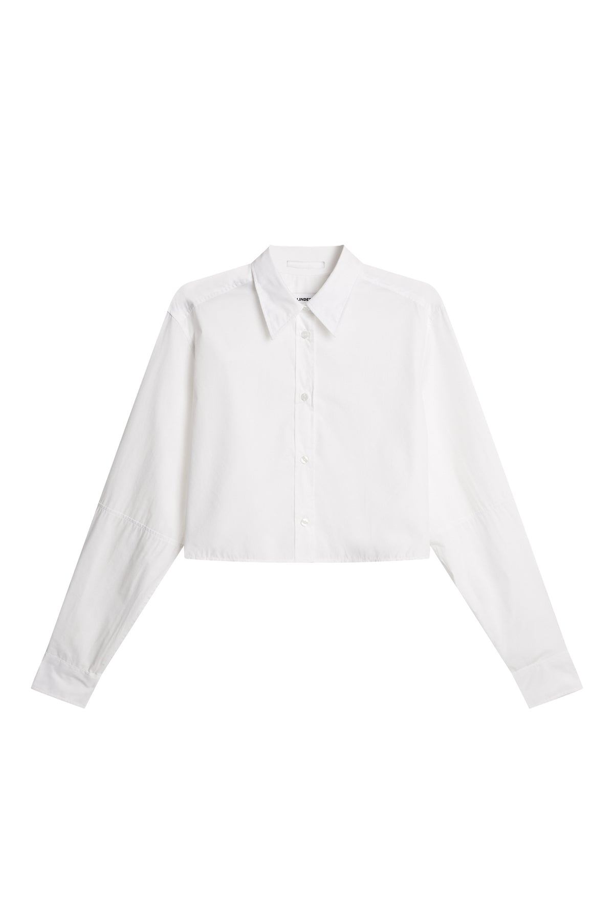 Jelina Cotton Solid Shirt in White by J.Lindeberg