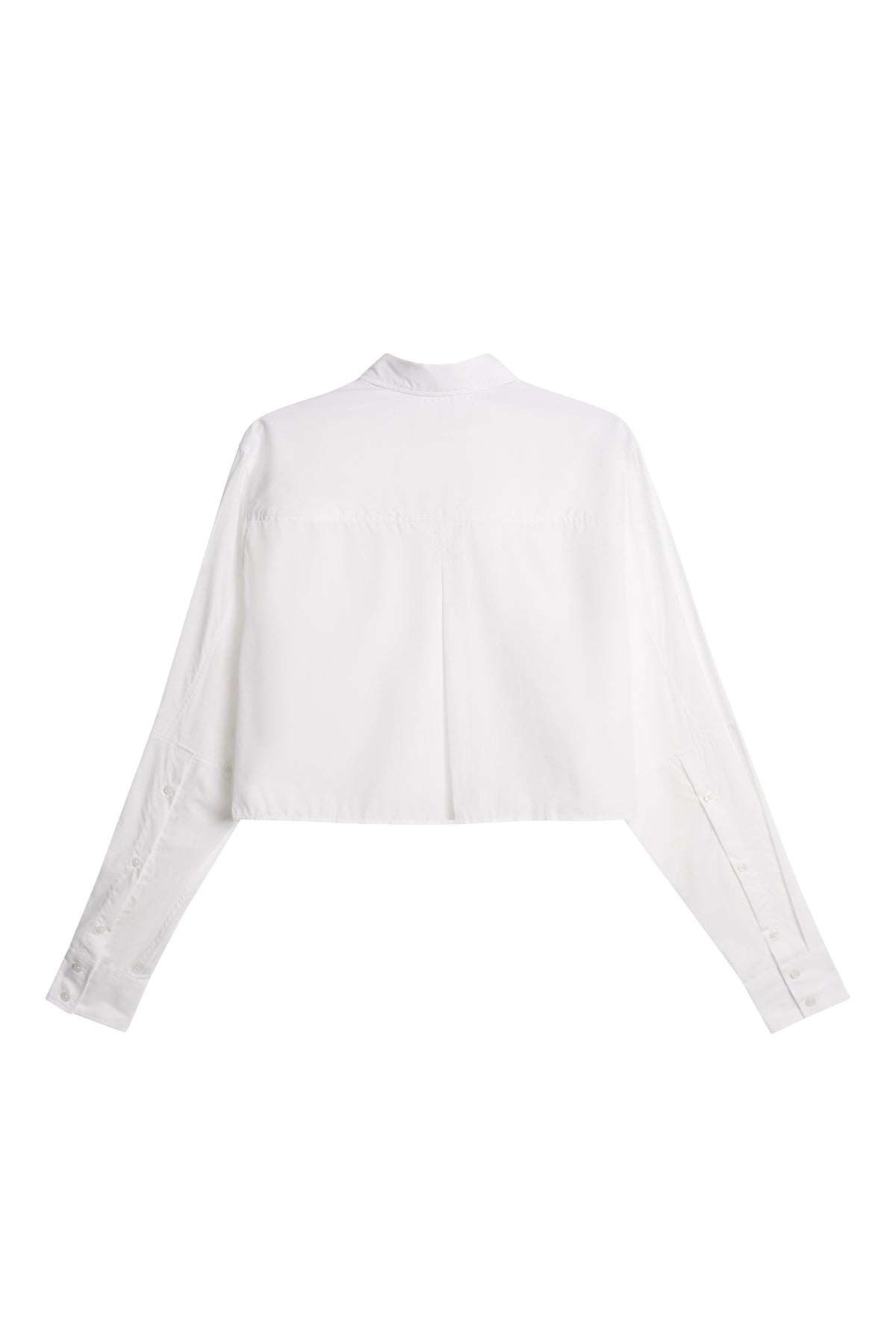 Jelina Cotton Solid Shirt in White by J.Lindeberg