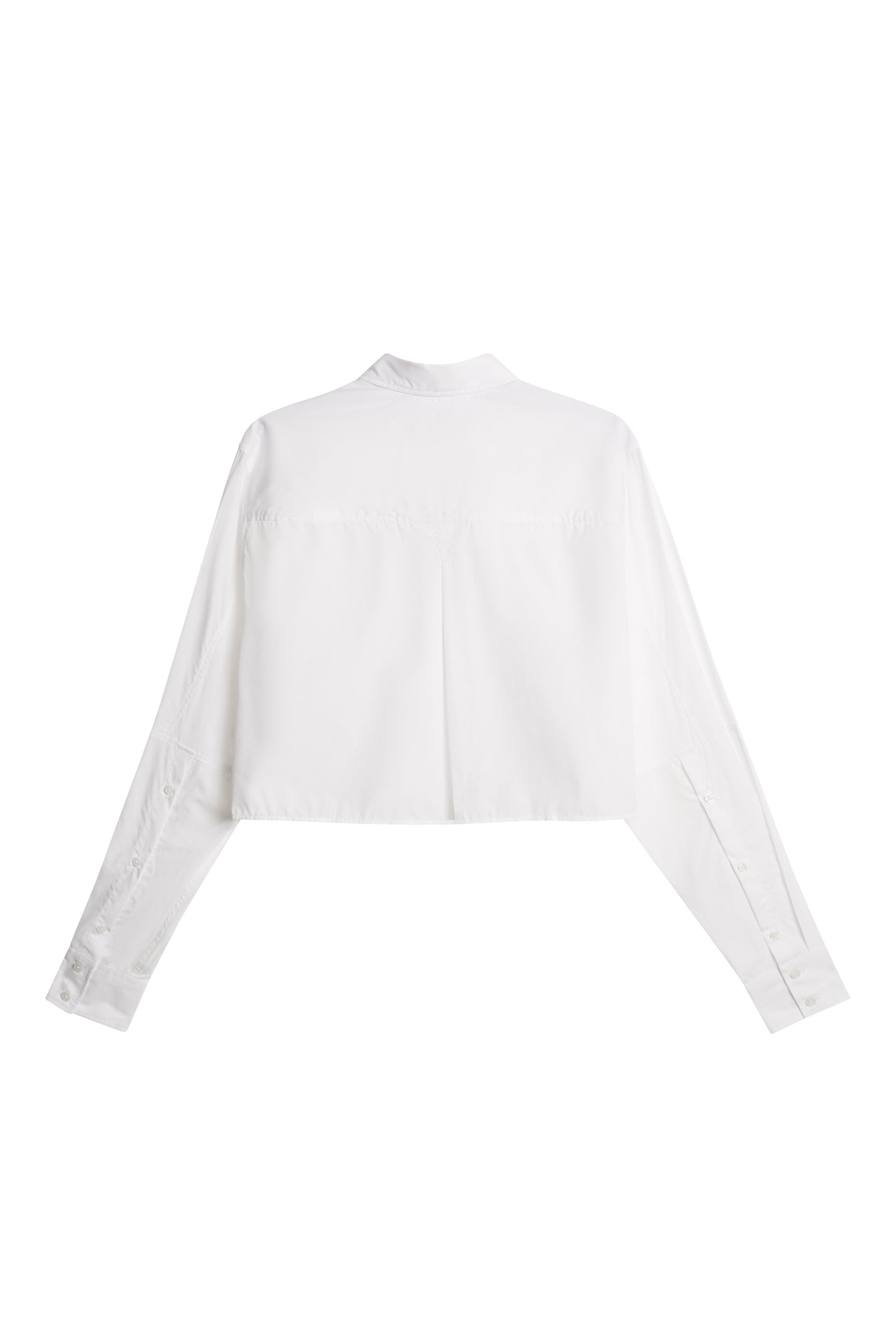 Jelina Cotton Solid Shirt in White by J.Lindeberg