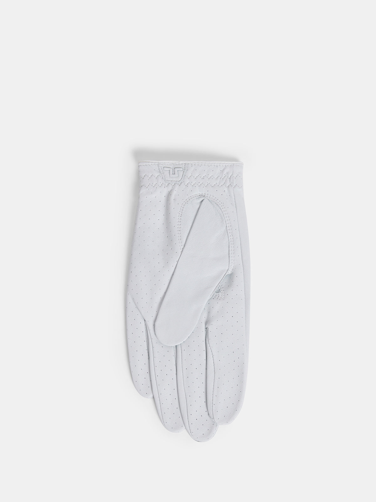 Ron Leather Golf Glove A in White by J.Lindeberg