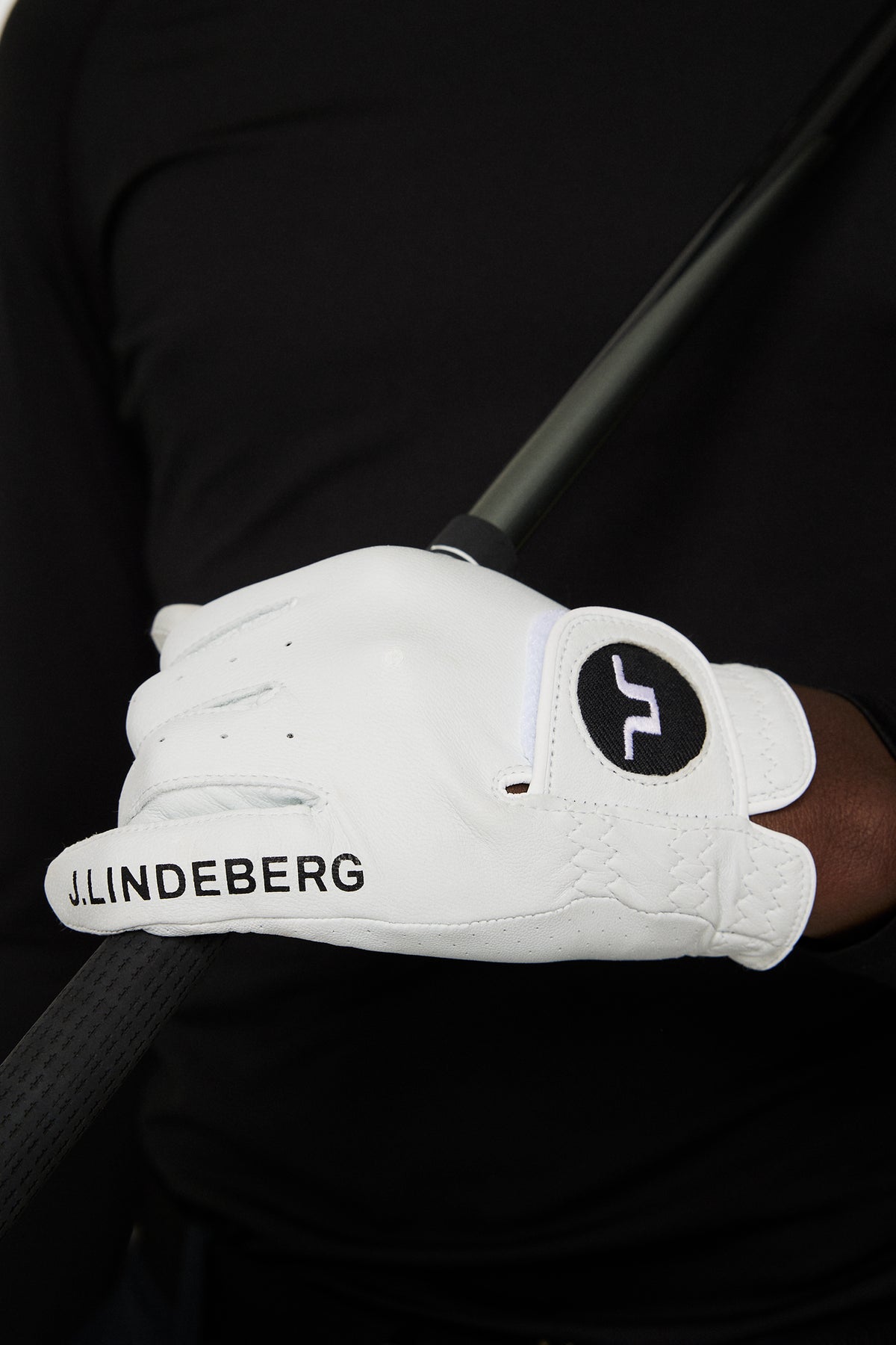 Ron Leather Golf Glove A in White by J.Lindeberg