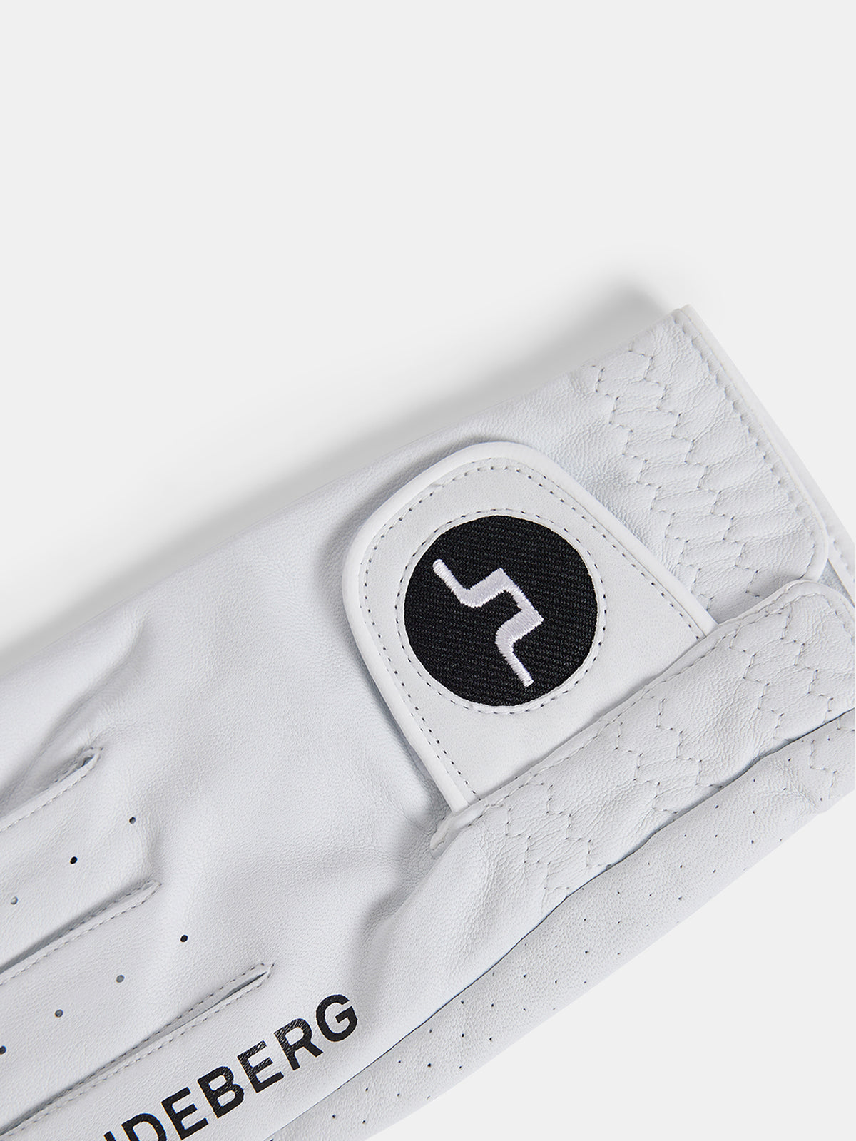 Ron Leather Golf Glove A in White by J.Lindeberg
