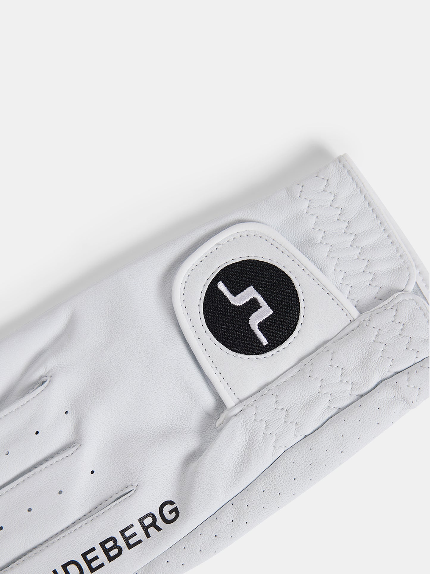 Ron Leather Golf Glove A in White by J.Lindeberg