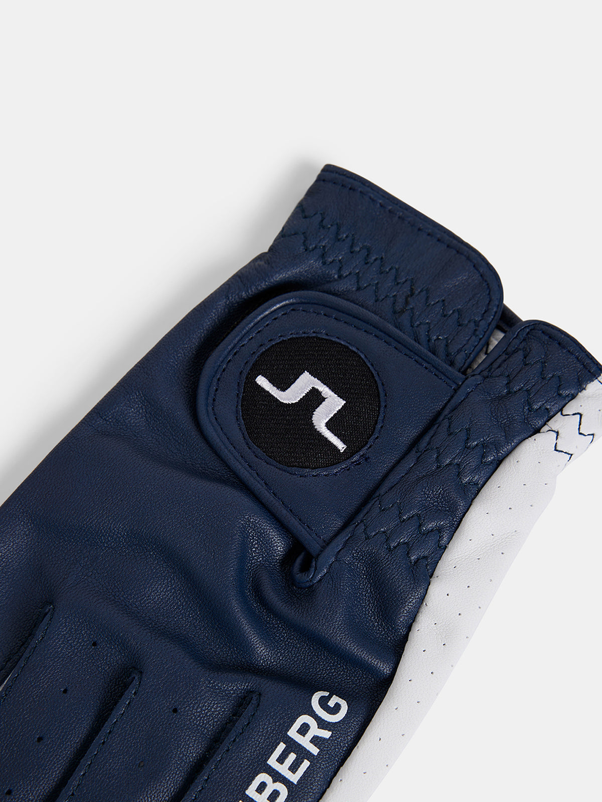Ron Leather Golf Glove A in JL Navy by J.Lindeberg