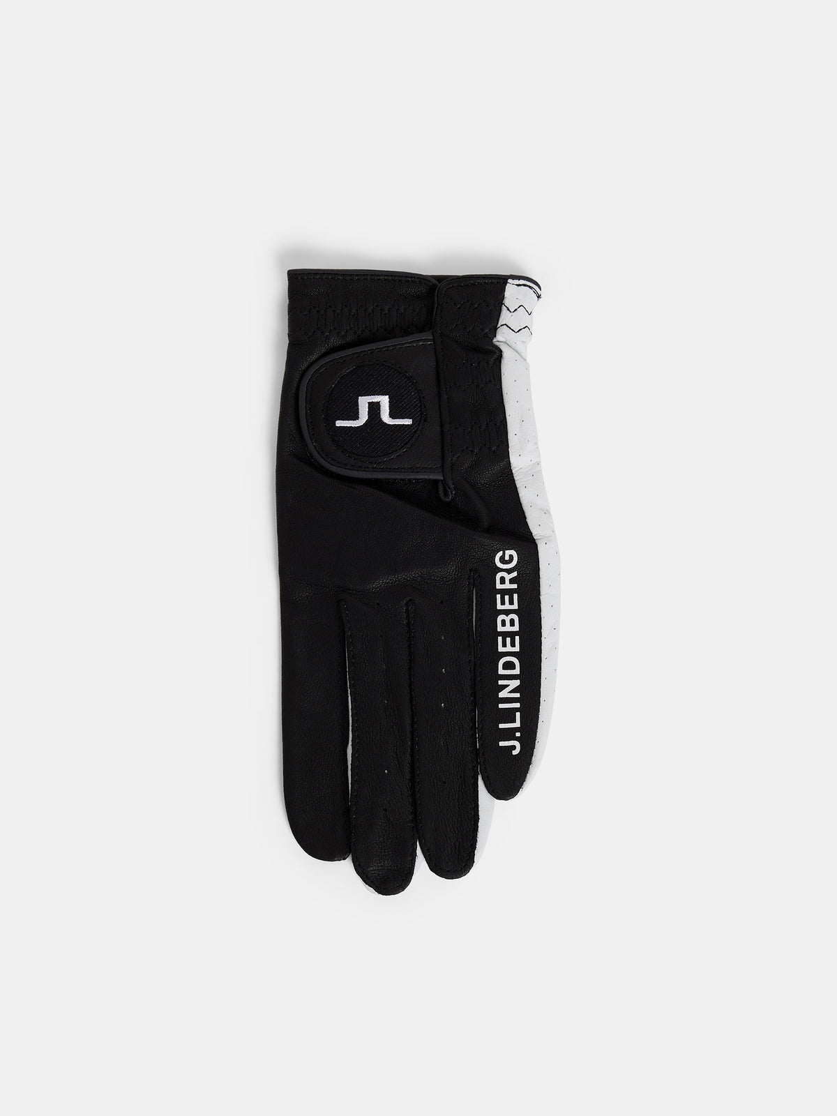 Ron Leather Golf Glove A in Black by J.Lindeberg