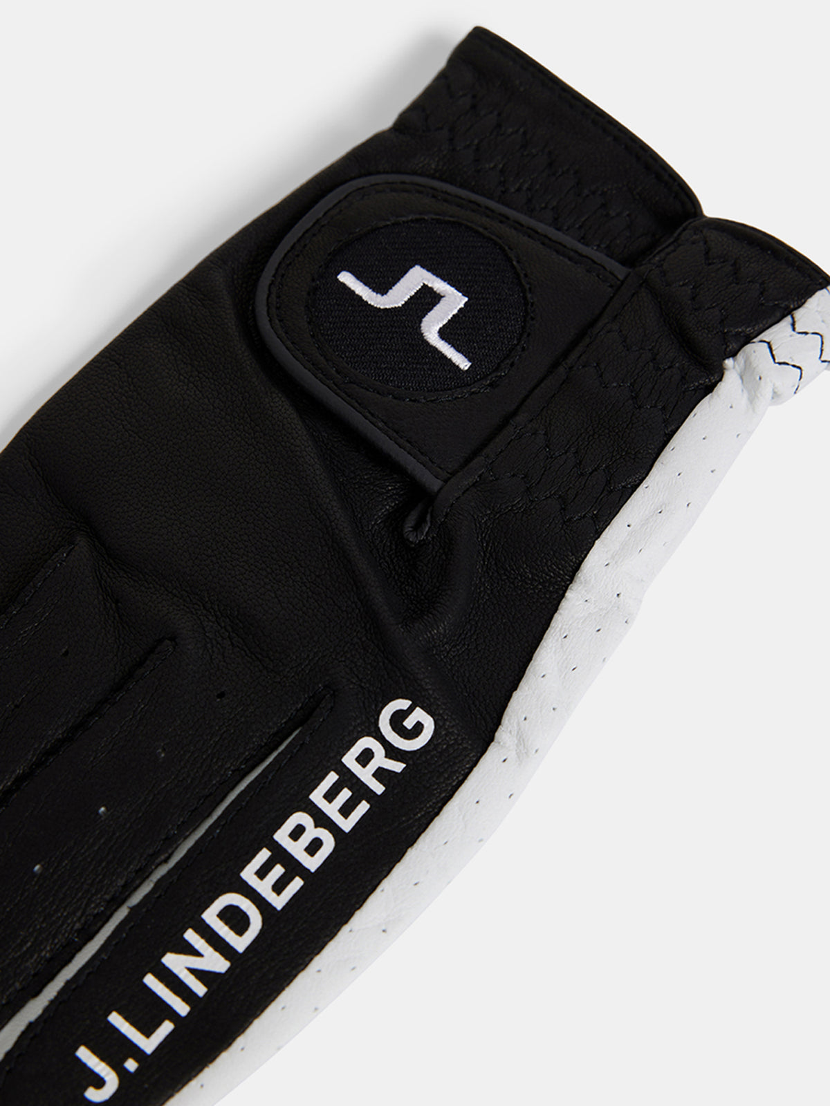 Ron Leather Golf Glove A in Black by J.Lindeberg