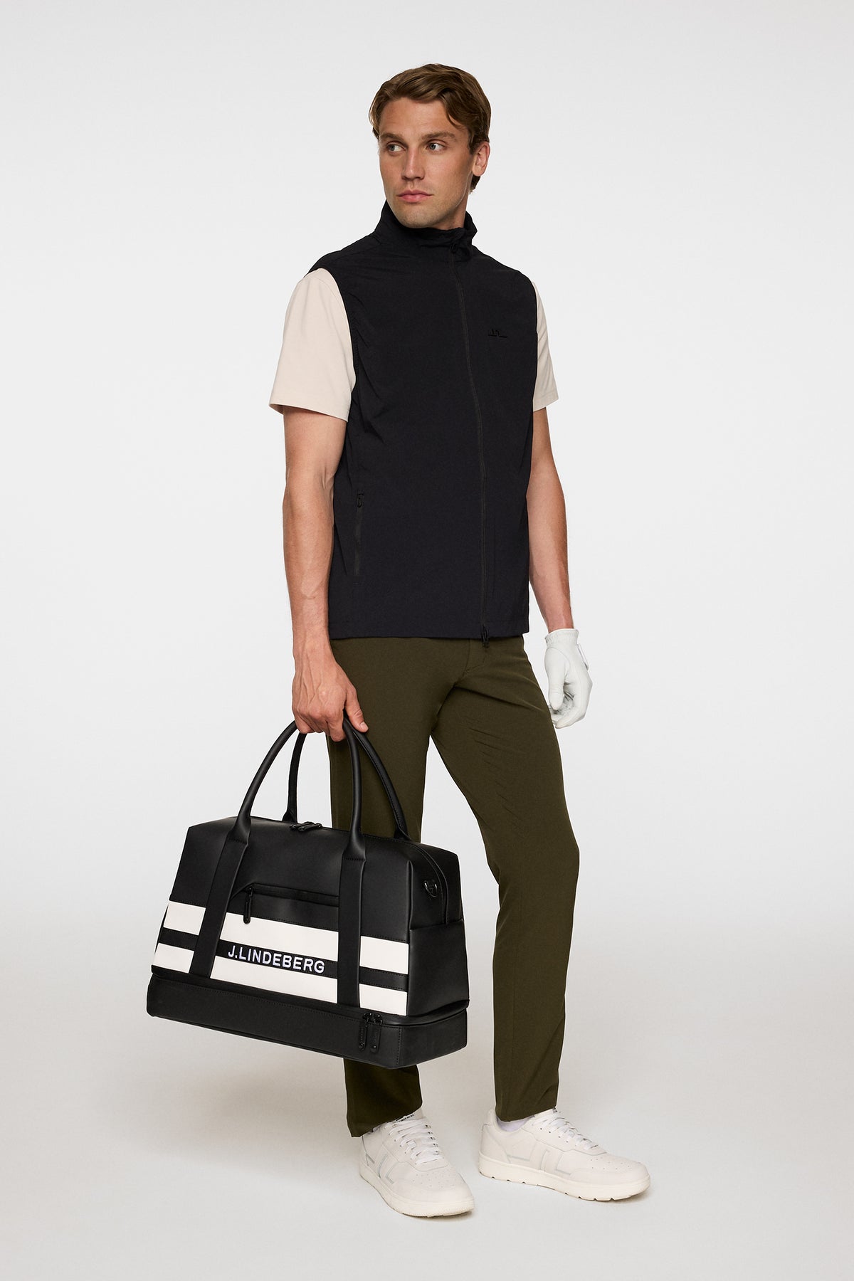 Boston Bag in Black by J.Lindeberg