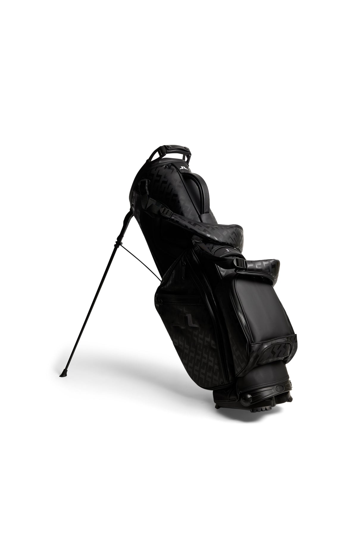 Play Stand Bag Print in Tour Geo Tonal Black M by J.Lindeberg