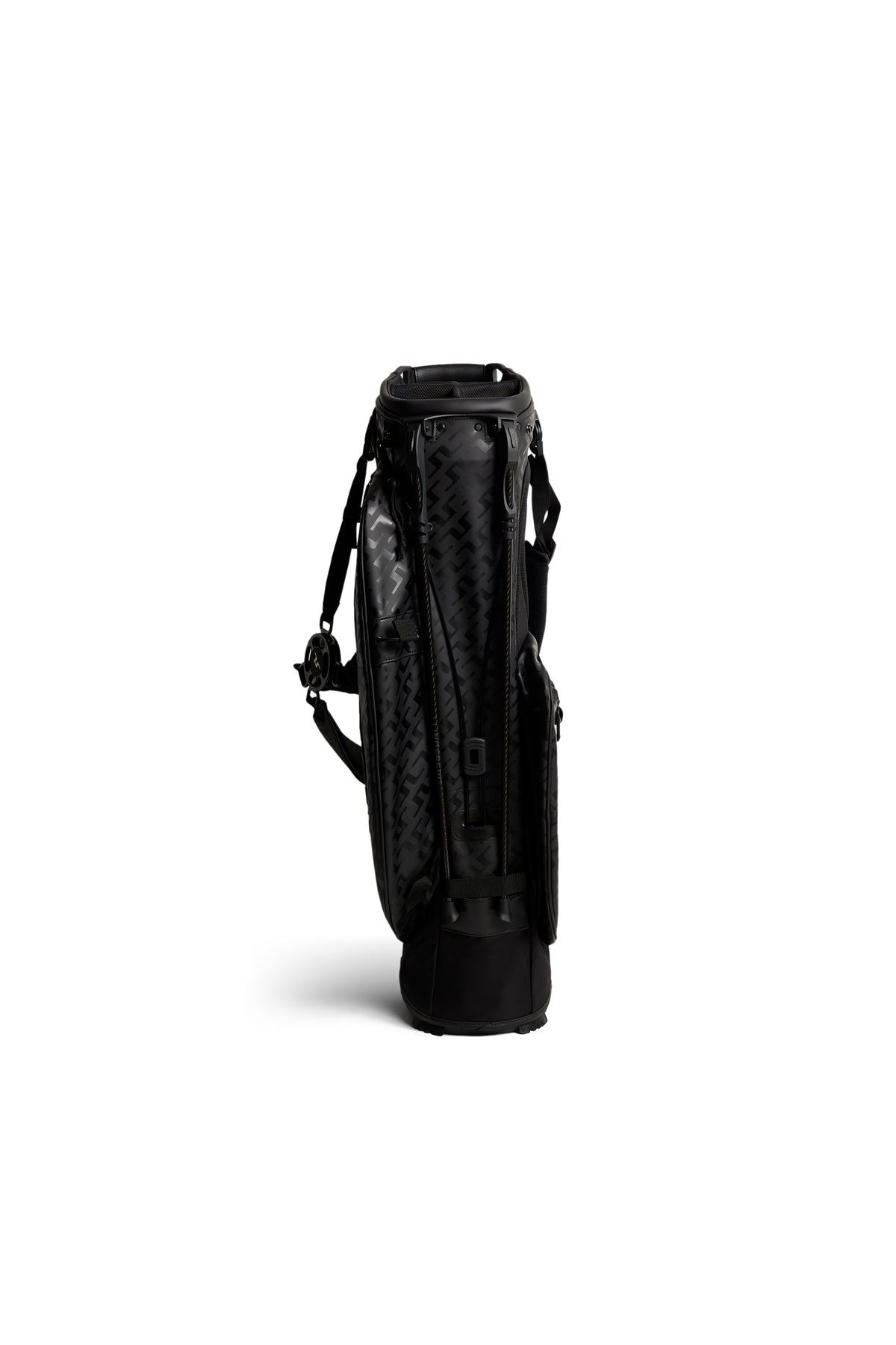 Play Stand Bag Print in Tour Geo Tonal Black M by J.Lindeberg