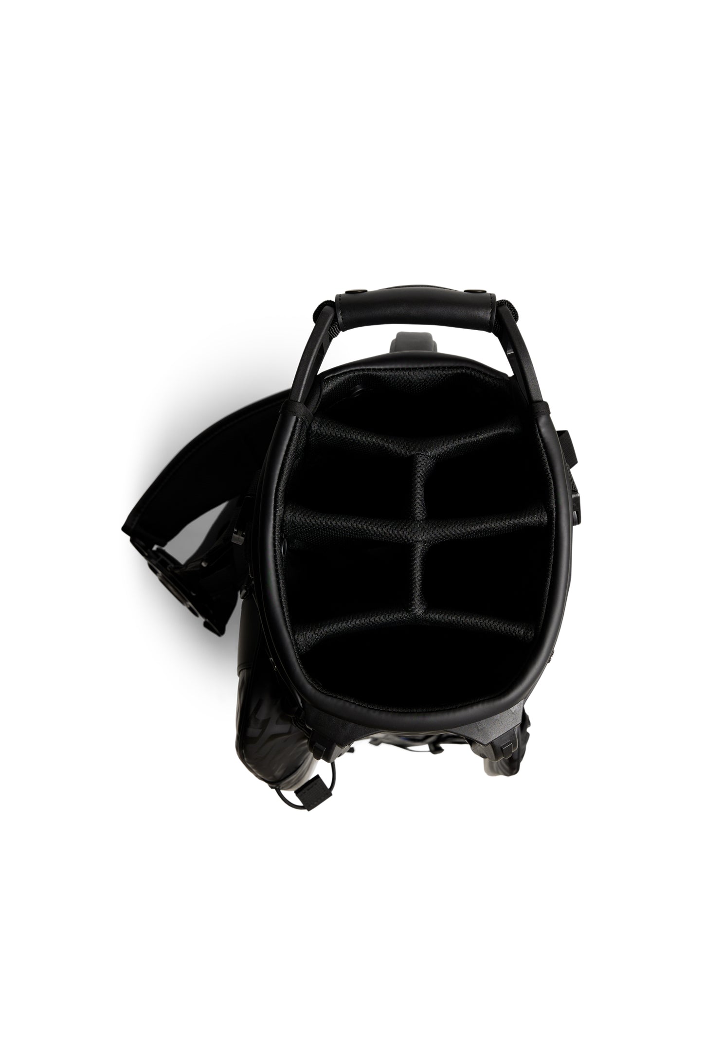 Play Stand Bag Print in Tour Geo Tonal Black M by J.Lindeberg