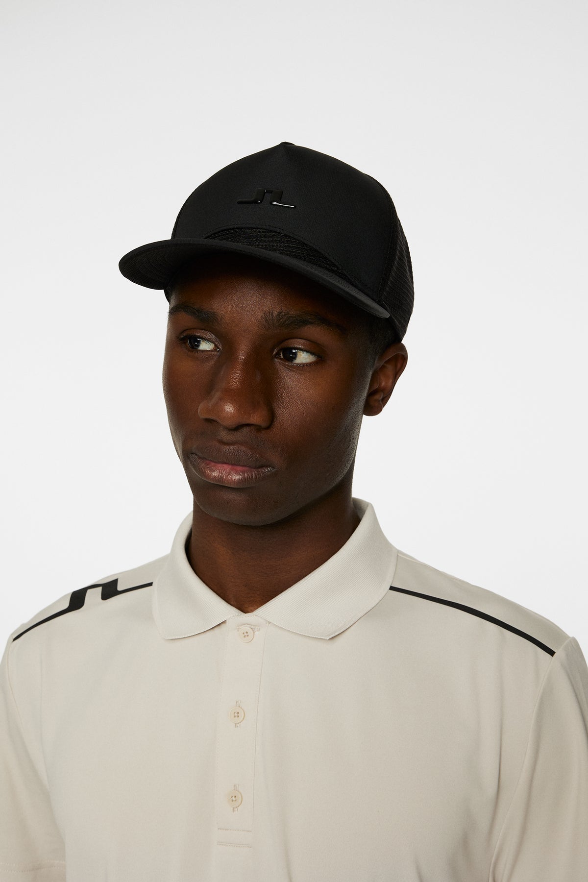 Chad cap in Black by J.Lindeberg