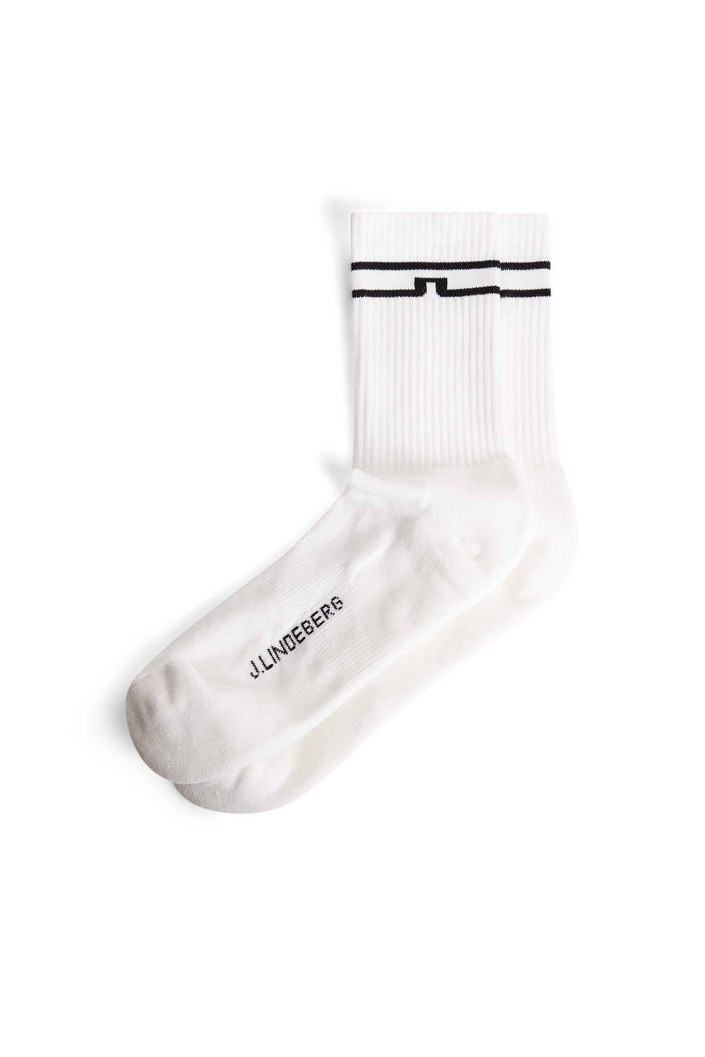 Connel sock in White by J.Lindeberg