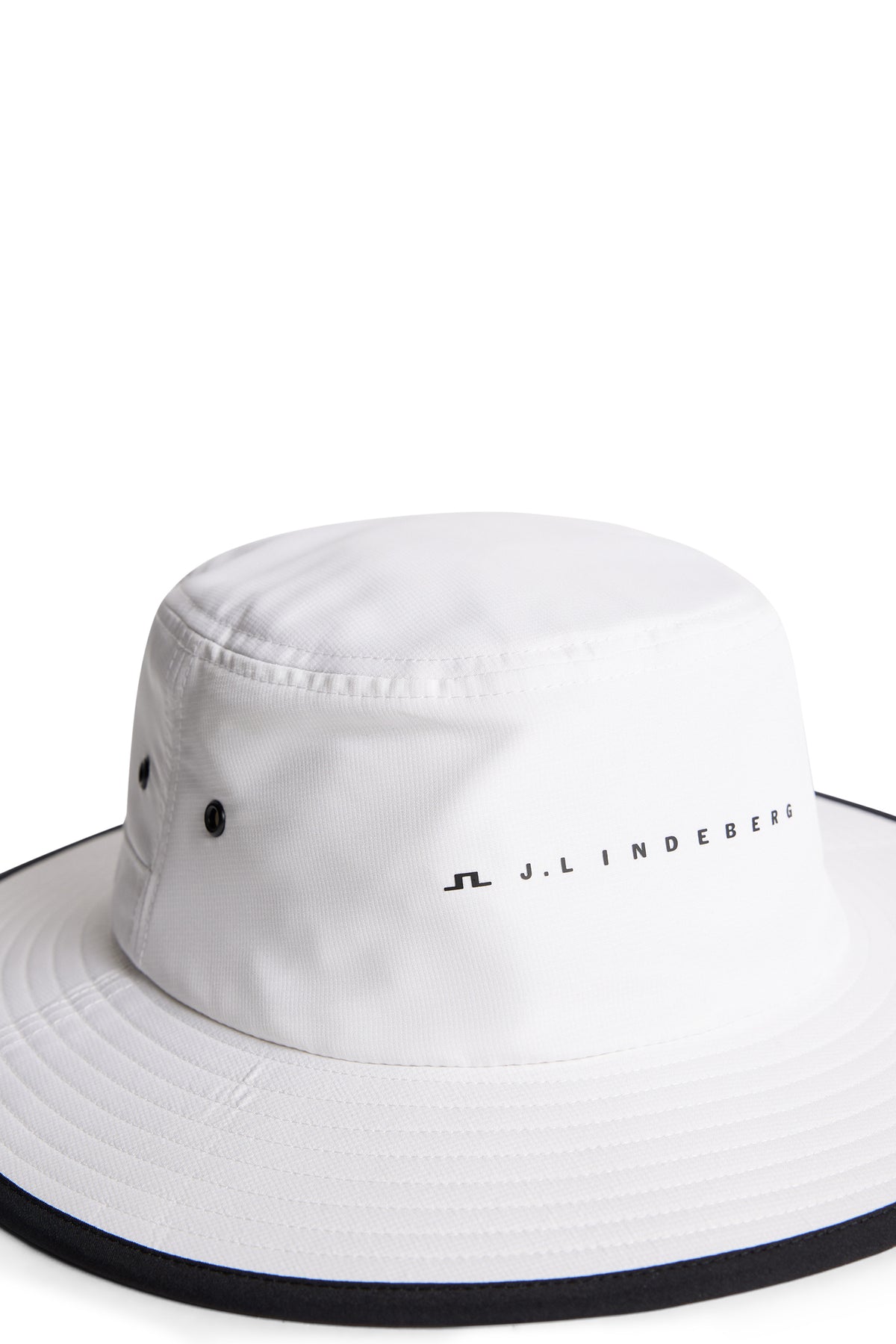 Danny Bucket Hat in White by J.Lindeberg